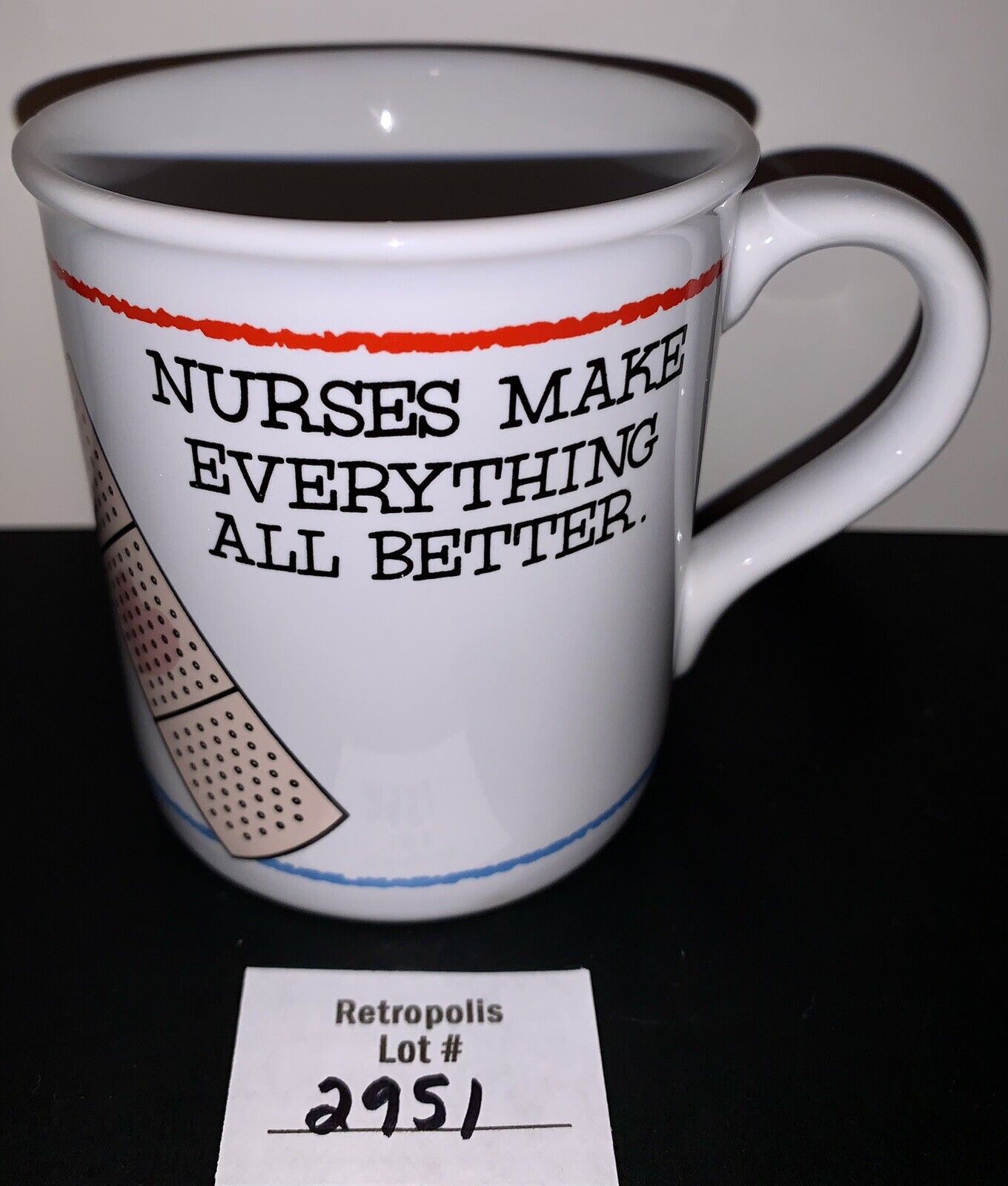 Vintage 1985 Hallmark Nurses Make Everything Better Ceramic Mug Cup