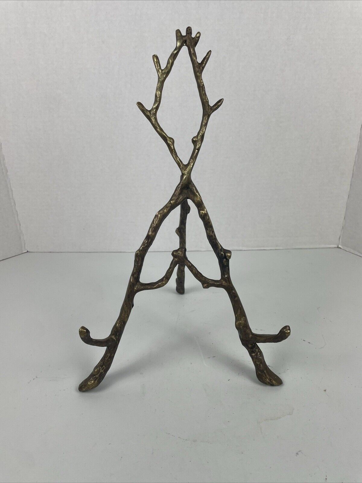 SPI San Pacific International Brass Branches Easel Stand 14
