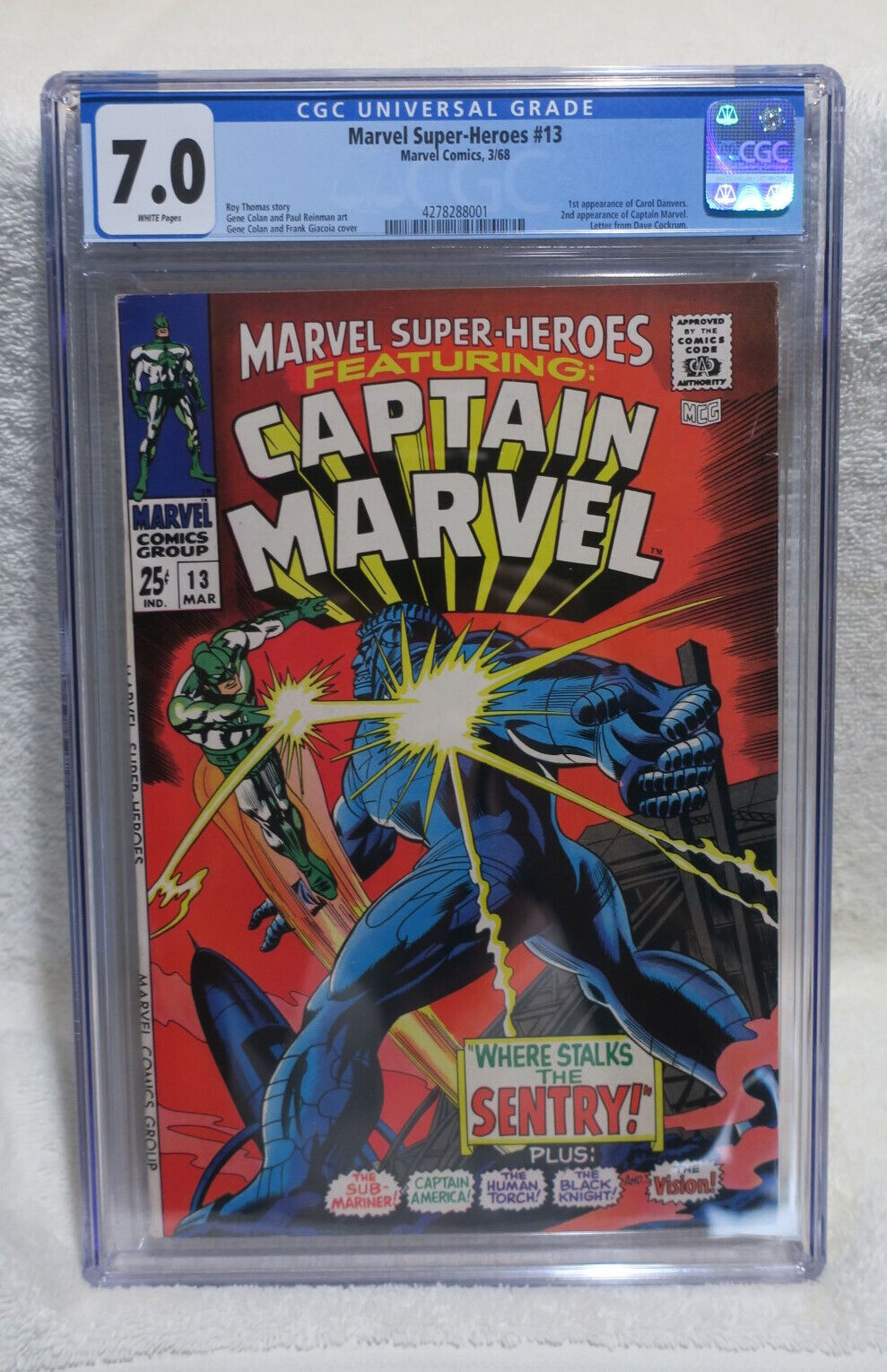 Marvel Super-Heroes #13 Mar 1968 CGC 7.0