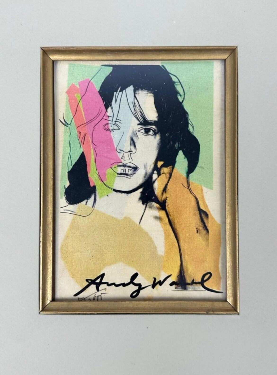 Andy Warhol Framed Postcard