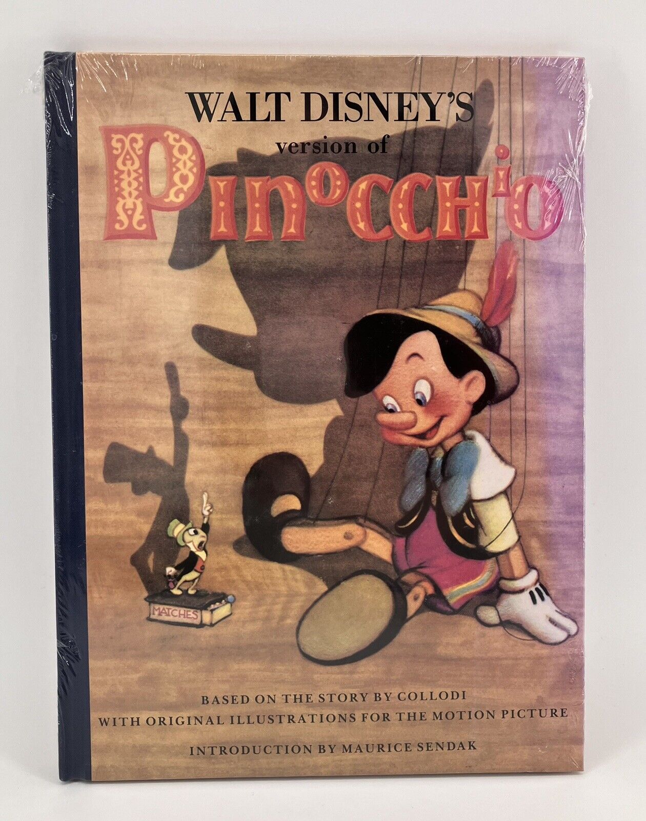 Walt Disney\'s Version of Pinocchio Book 1989 Intro Maurice Sendak NEW & Sealed