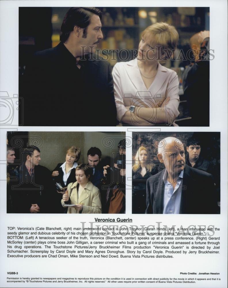 2003 Press Photo Cate Blanchett, Ciaran Hinds, G. McSorley \