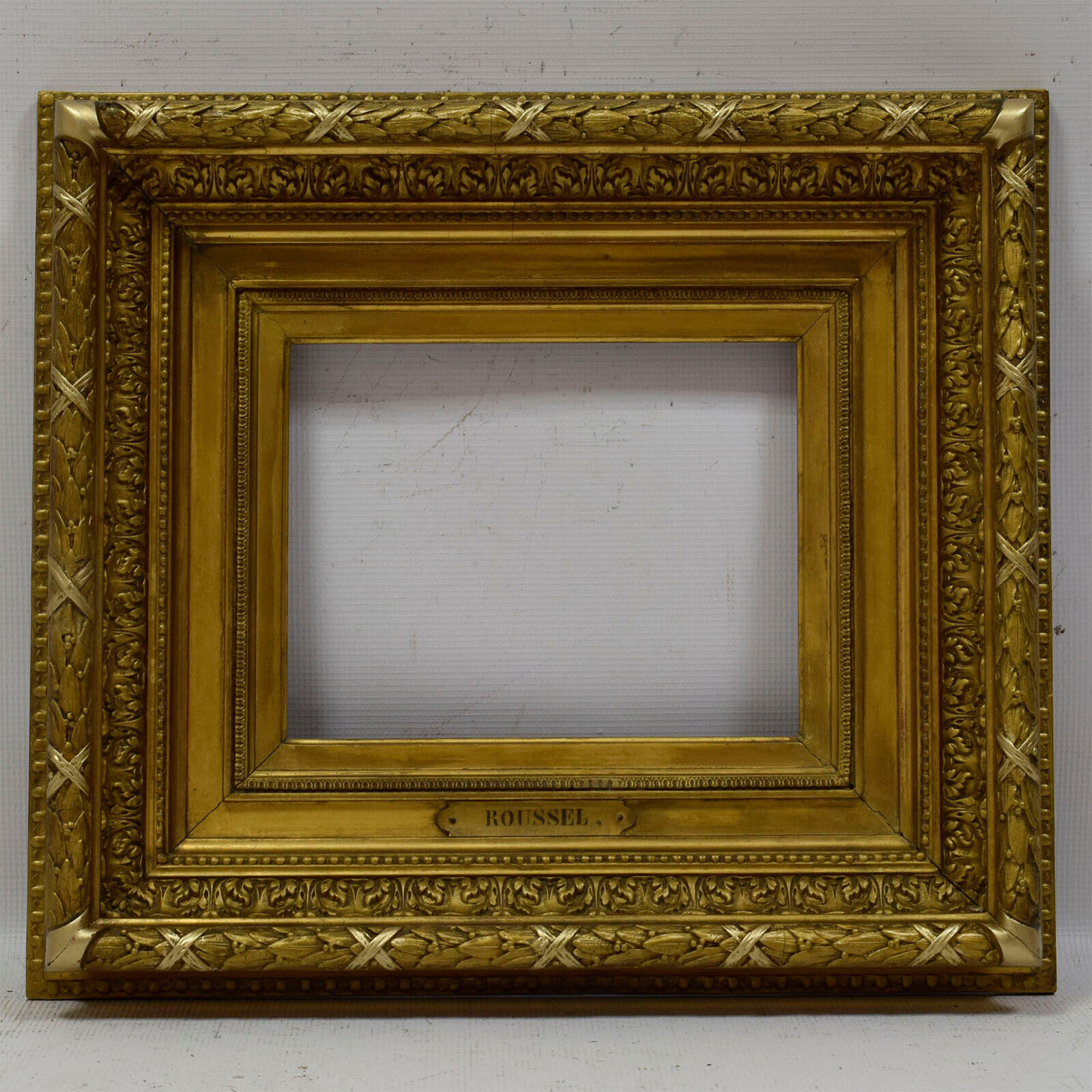 Ca. 1850-1900 Old wooden frame original condition Internal: 10.4x8.2 in