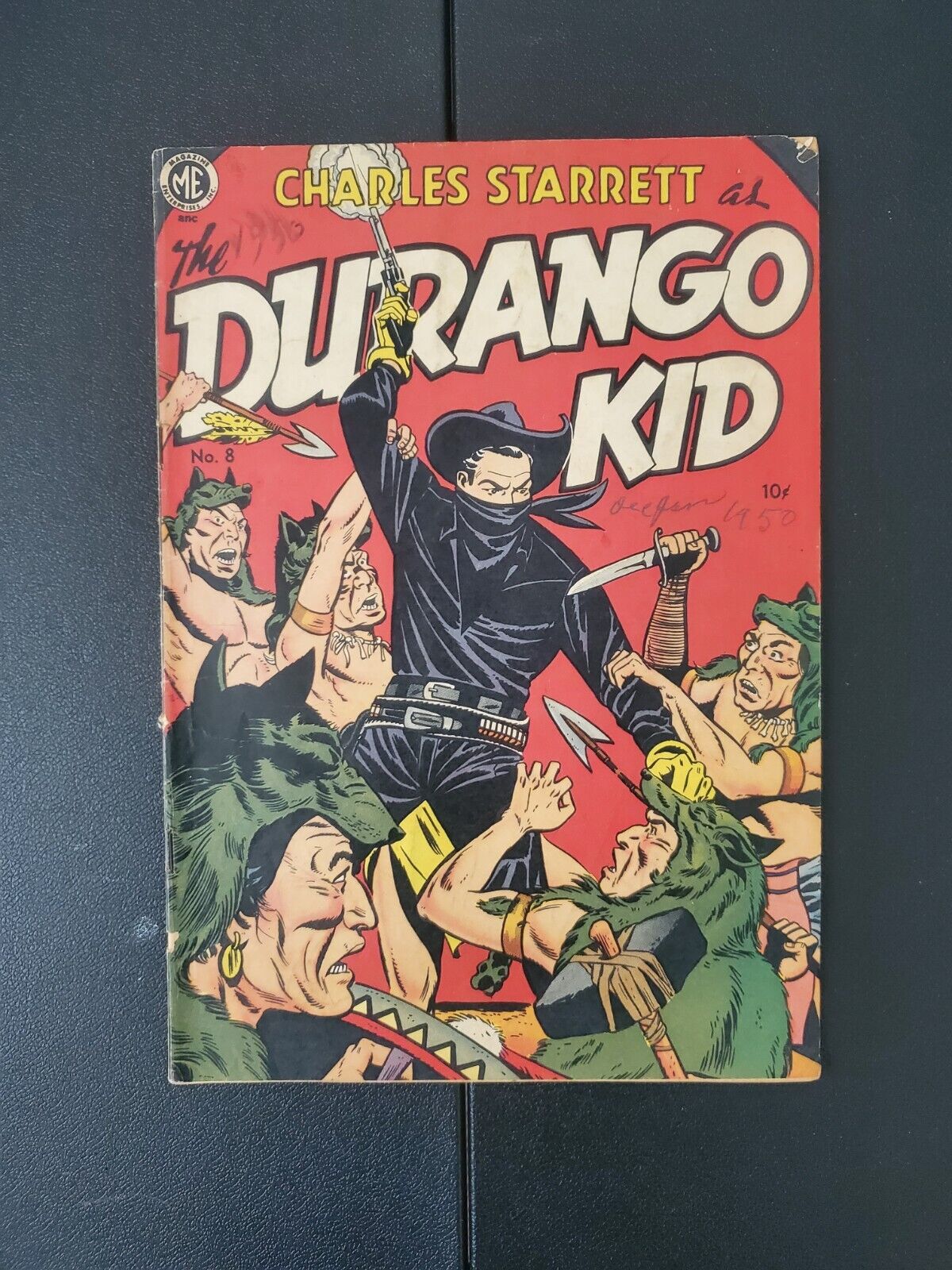 DURANGO KID #8 1950 EARLY FRANK FRAZETTA ART GOLDEN AGE WESTERN