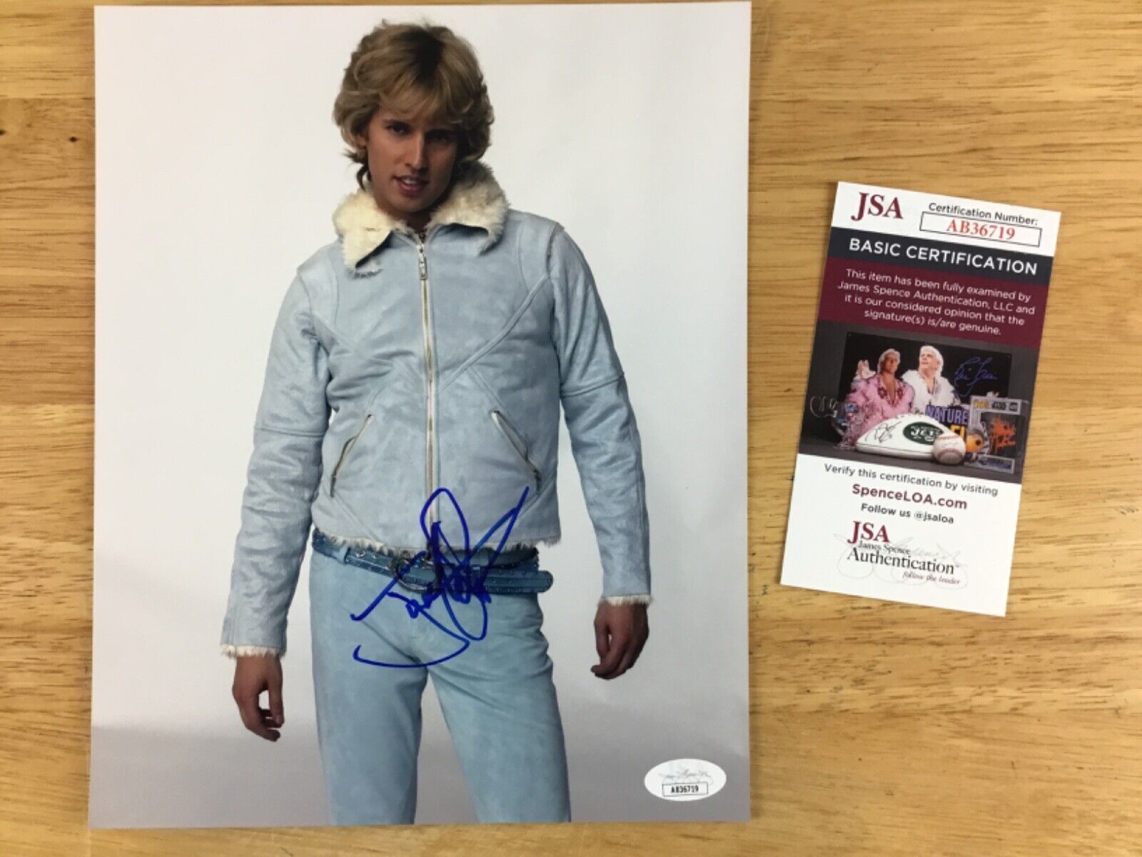 (SSG) Sexy JON HEDER Signed 8X10 Color Photo \