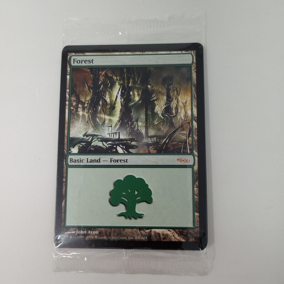 Magic the gathering Arena League Promo DCI (5 Land Cards) (2004) Sealed