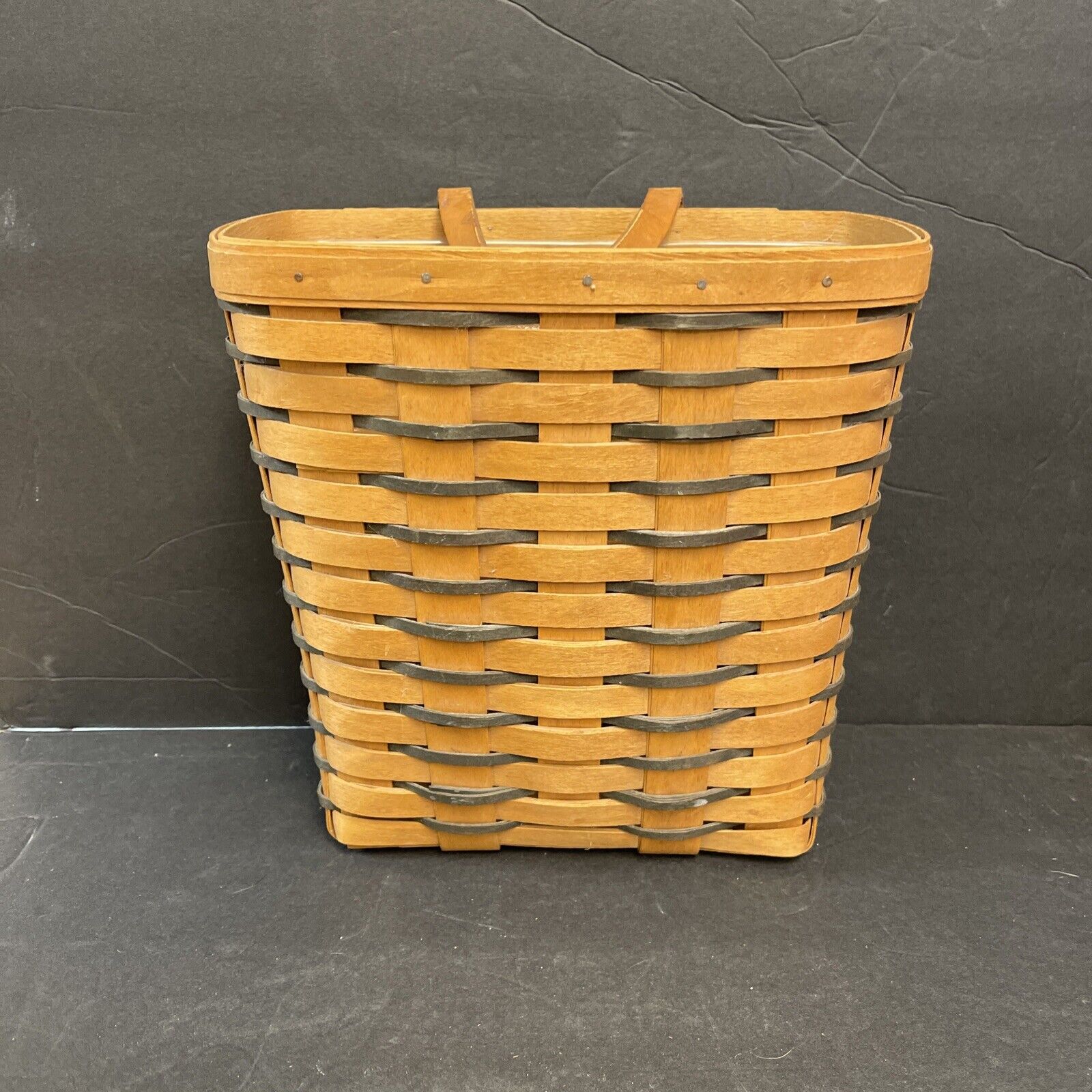 Vintage Longaberger Hanging Basket 1994 Leather Handle