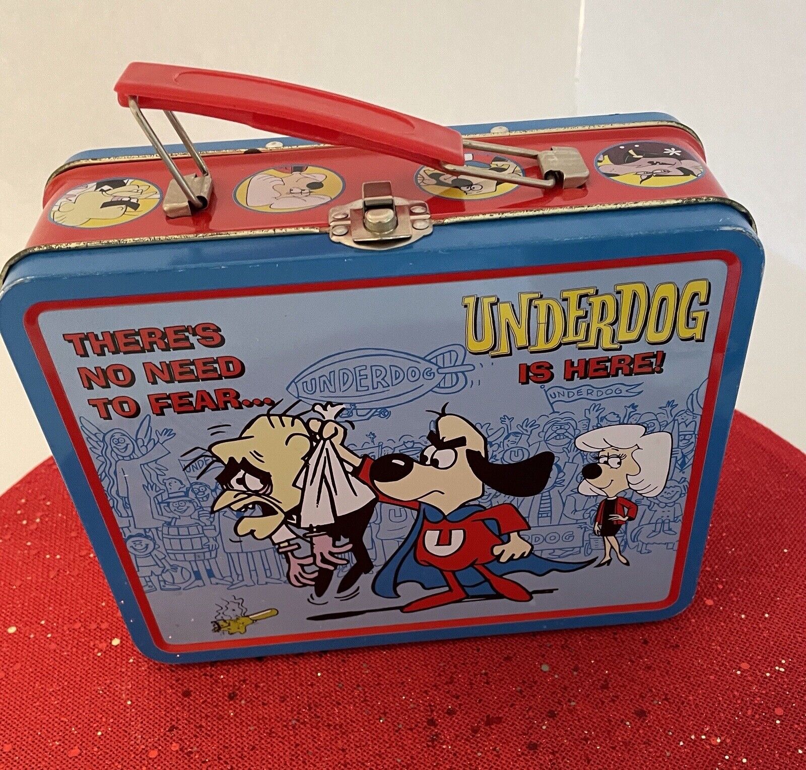 Vintage Underdog Metal Lunchbox \