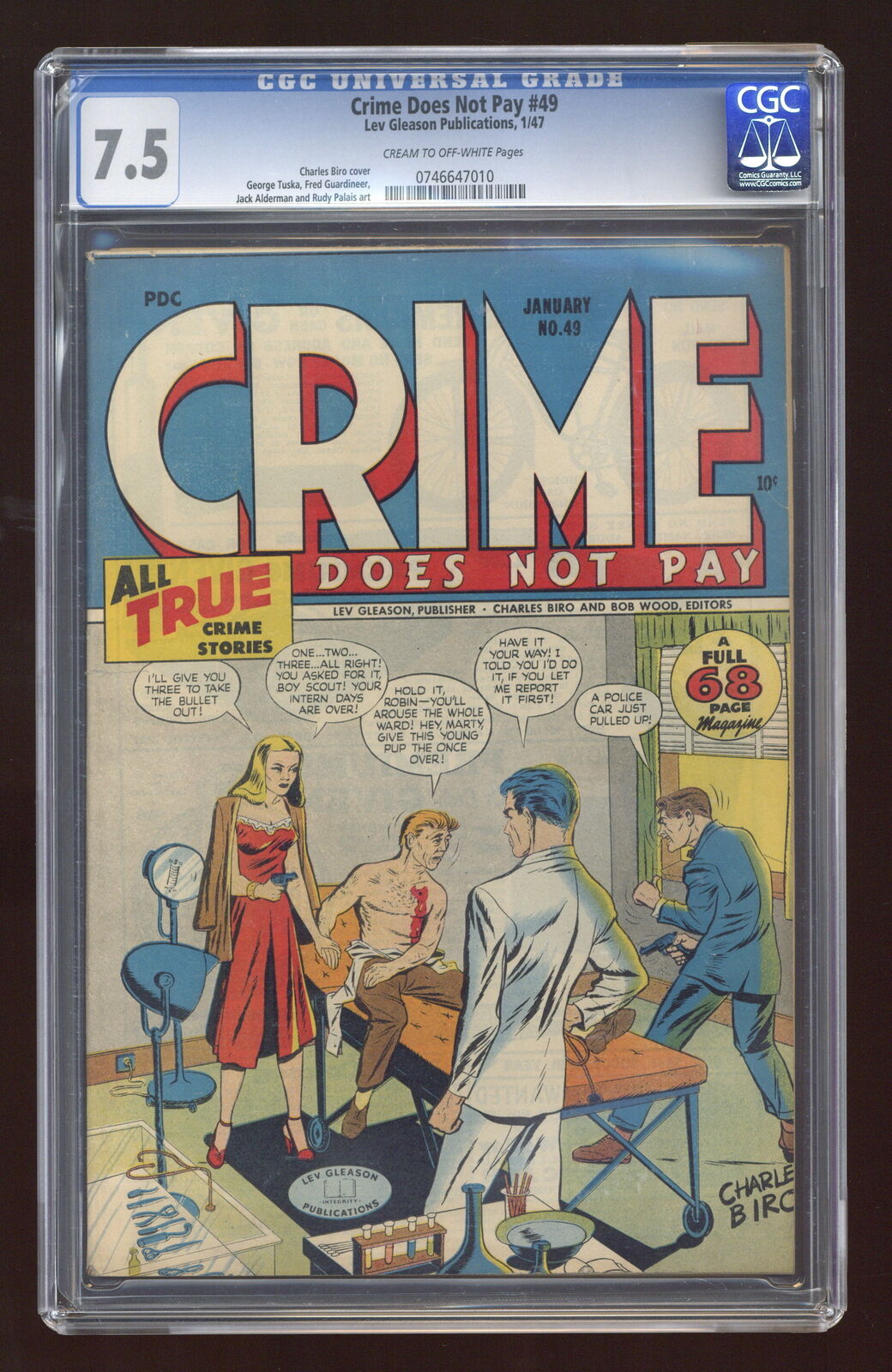 Crime Does Not Pay #49 CGC 7.5 1946 0746647010