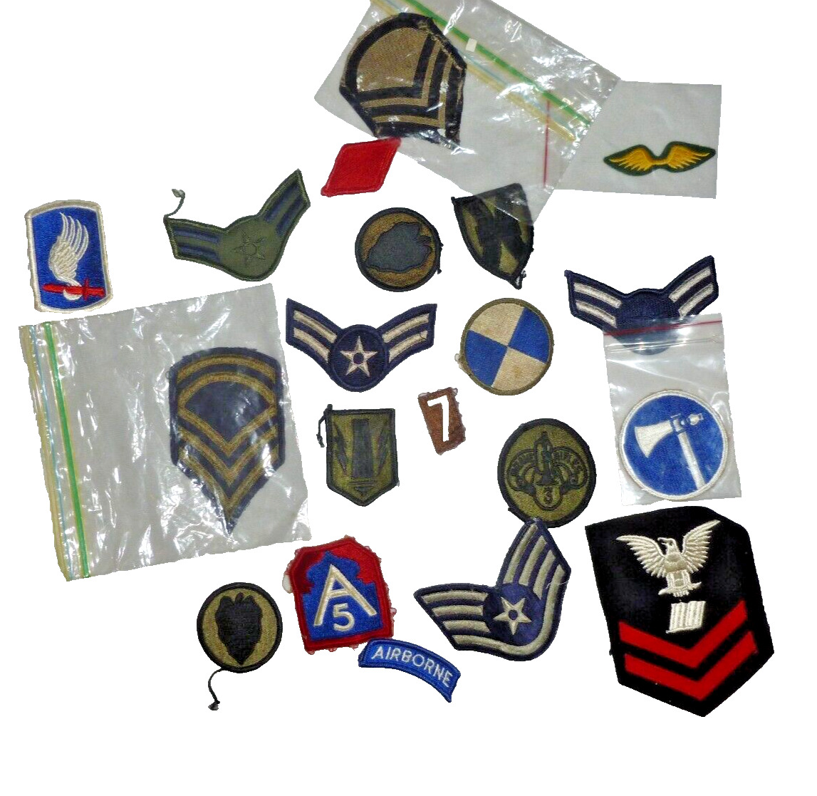 Vintage Vietnam to Modern Era USAF US Air Force Assorted Patch Large Lot  Of 18