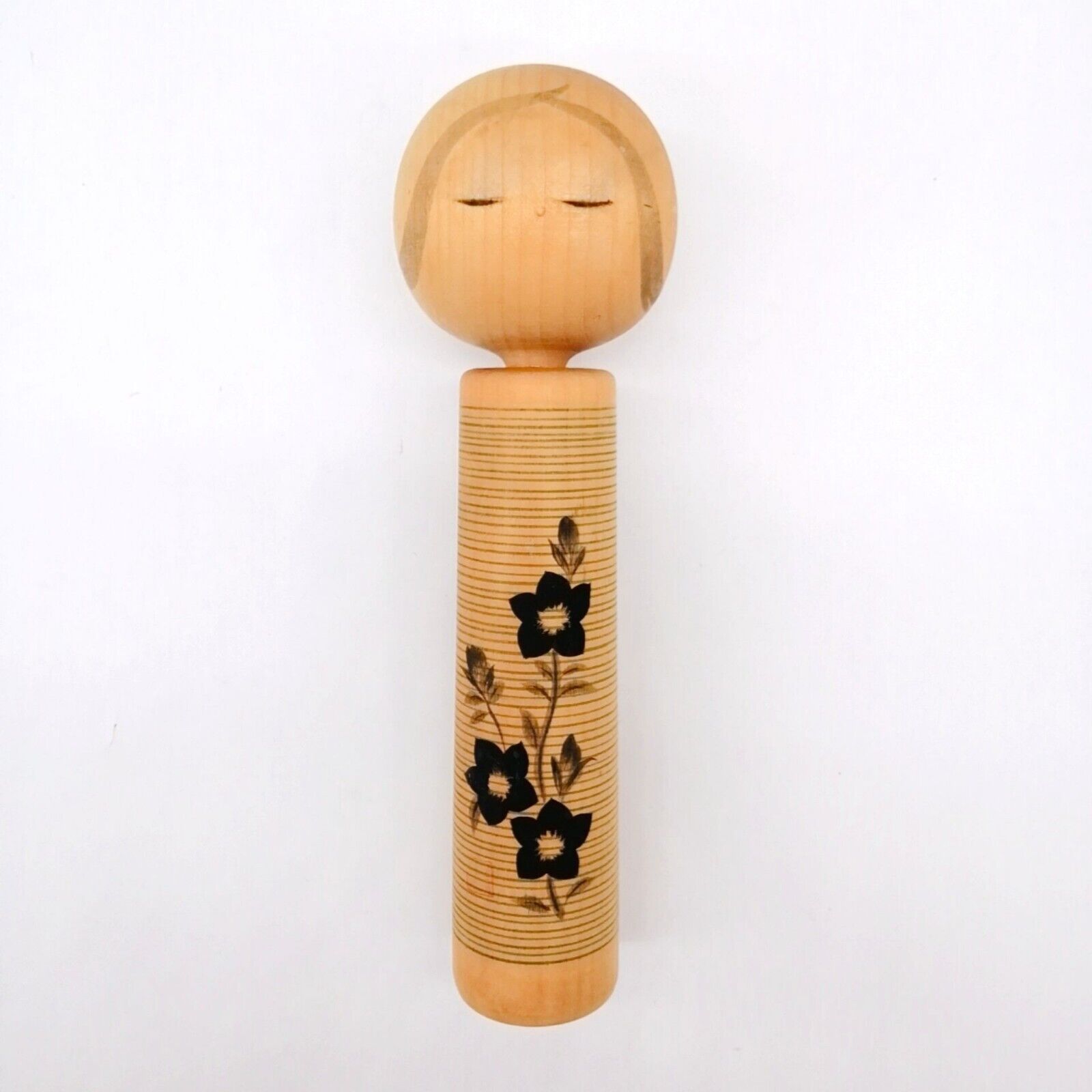 24cm  Japanese Creative KOKESHI Doll Vintage by MASAYOSHI Signed Interior KOB838