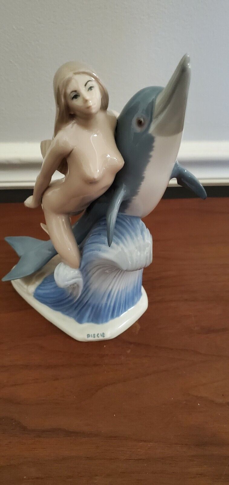 Casades Figurine Woman with Dolphin Lladro Style