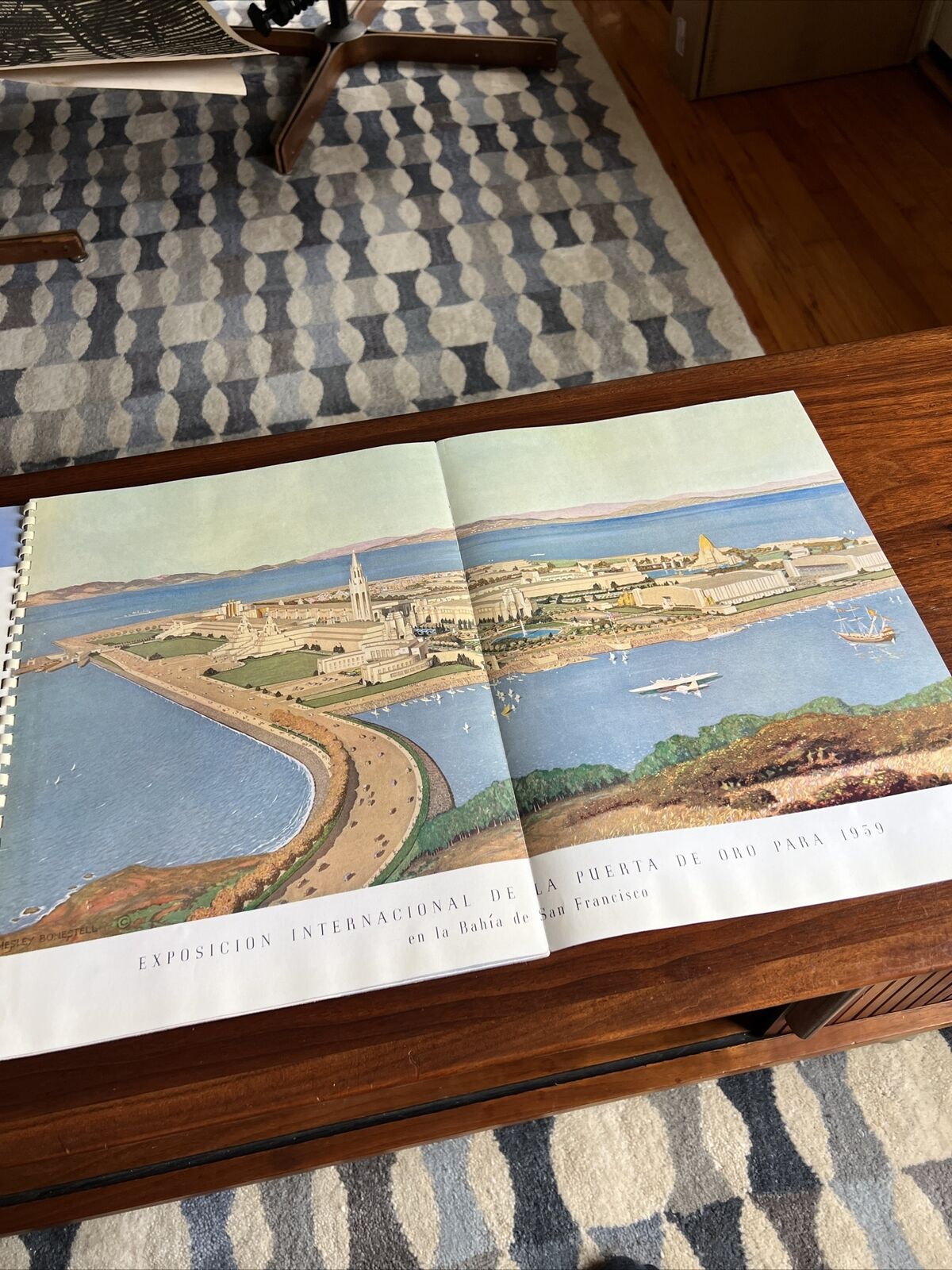 1939 Golden Gate International Exposition Spanish Guide Book Maps San Francisco