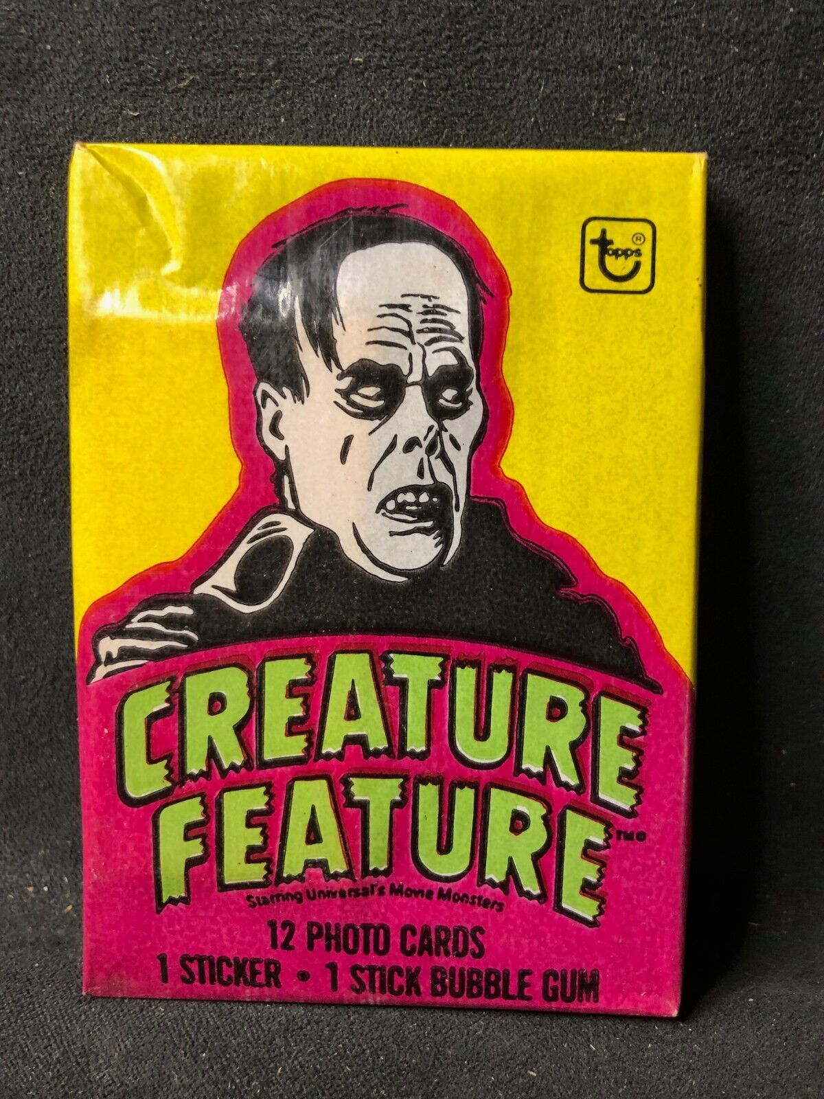 VINTAGE 1980 TOPPS CREATURE FEATURE SEALED WAX PACK