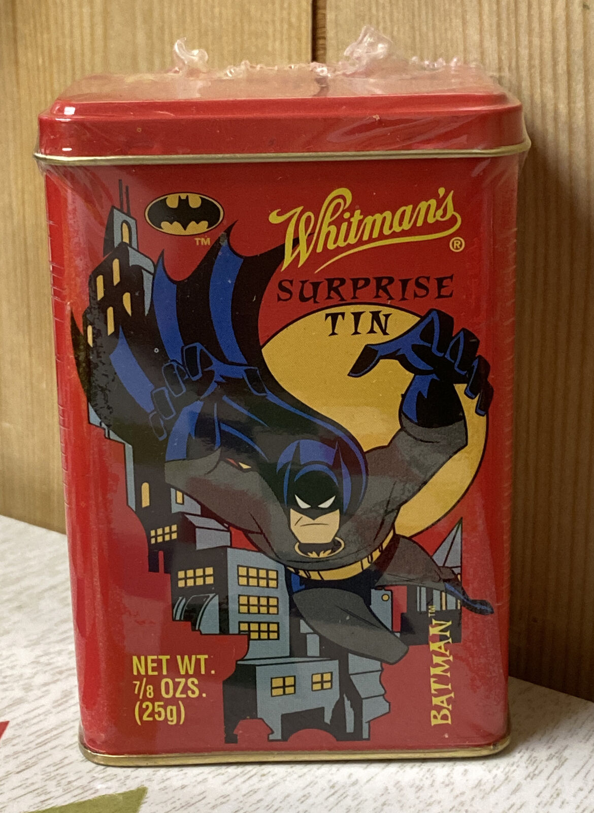 Factory Sealed Vintage 1997 Whitman's Surprise Tin Batman DC Comics
