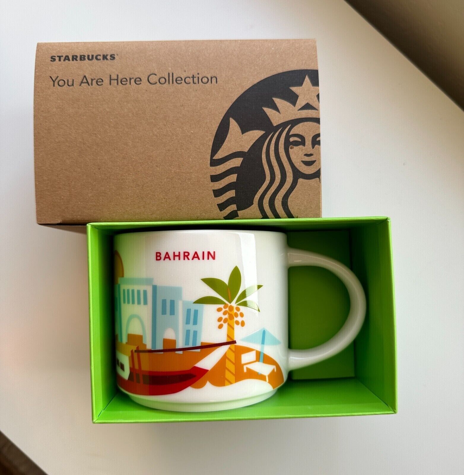 NEW Starbucks BAHRAIN You Are Here Collection Mug Cup 14oz - Ships from USA