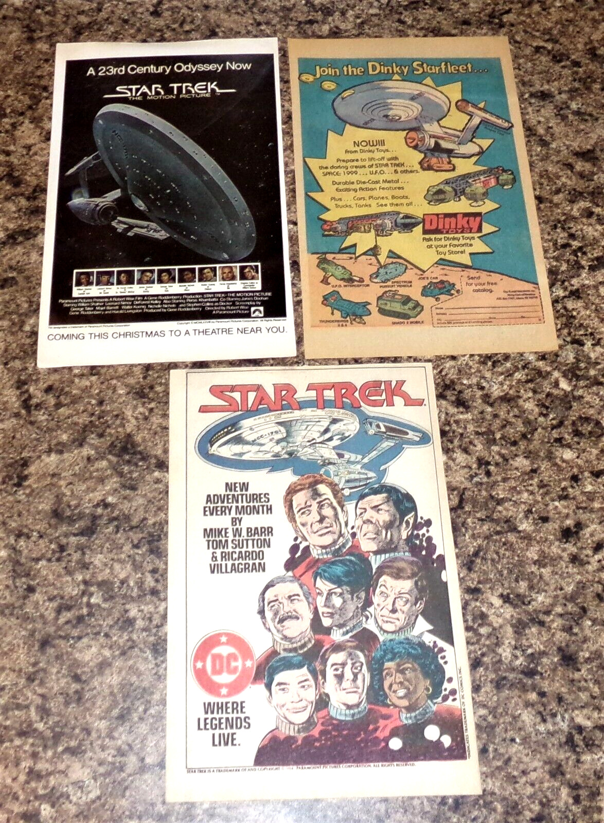 Vintage Star Trek Print Ads 1977 1978 1984
