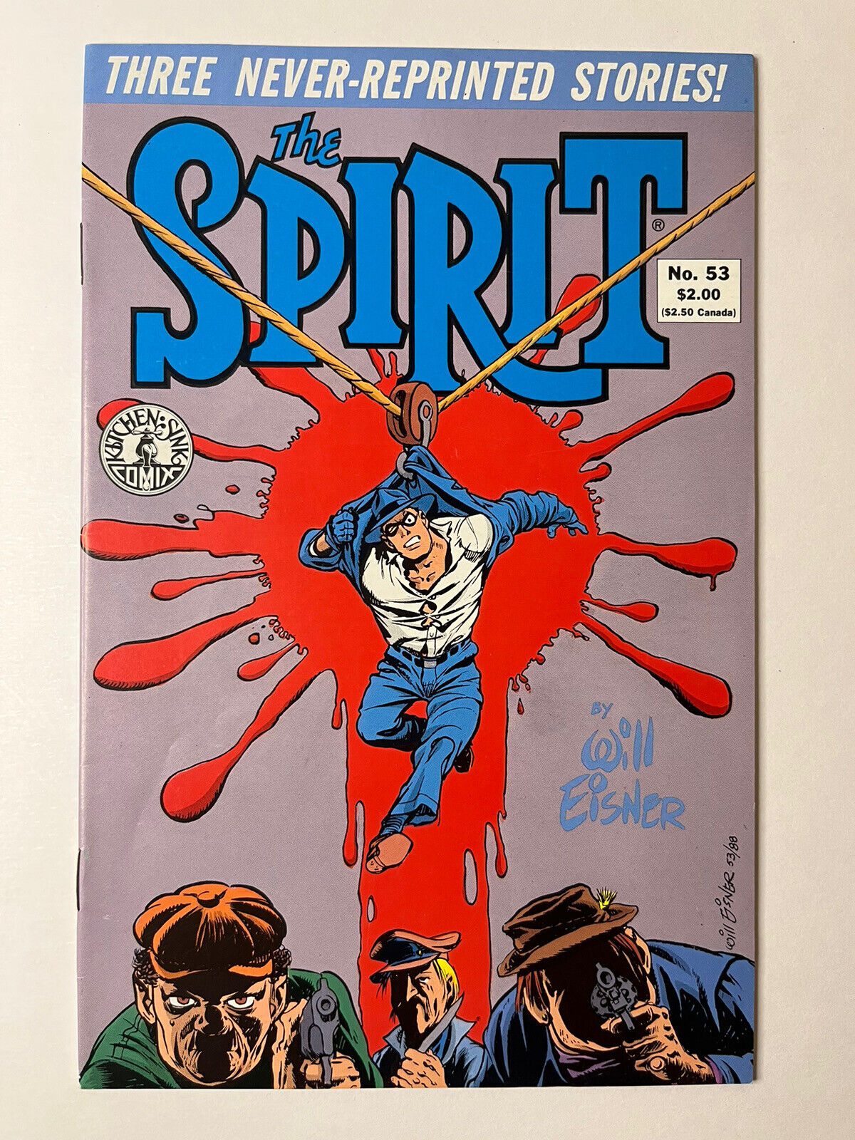 The Spirit #53 March 1989 ✅ Will Eisner ✅ Kitchen Sink Comics ✅ Copper Age