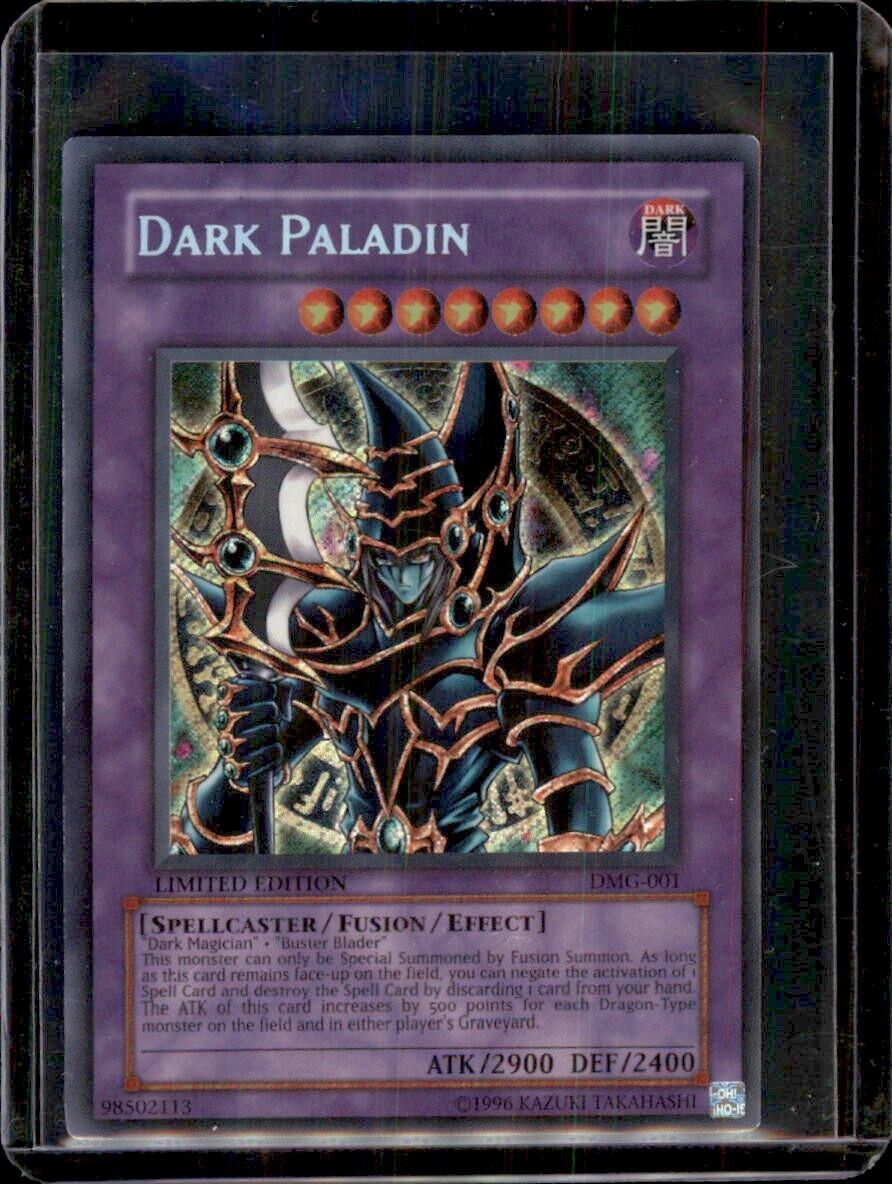 Dark Paladin Secret Rare Limited Edition Dmg-001 Heavy Played / DM #5