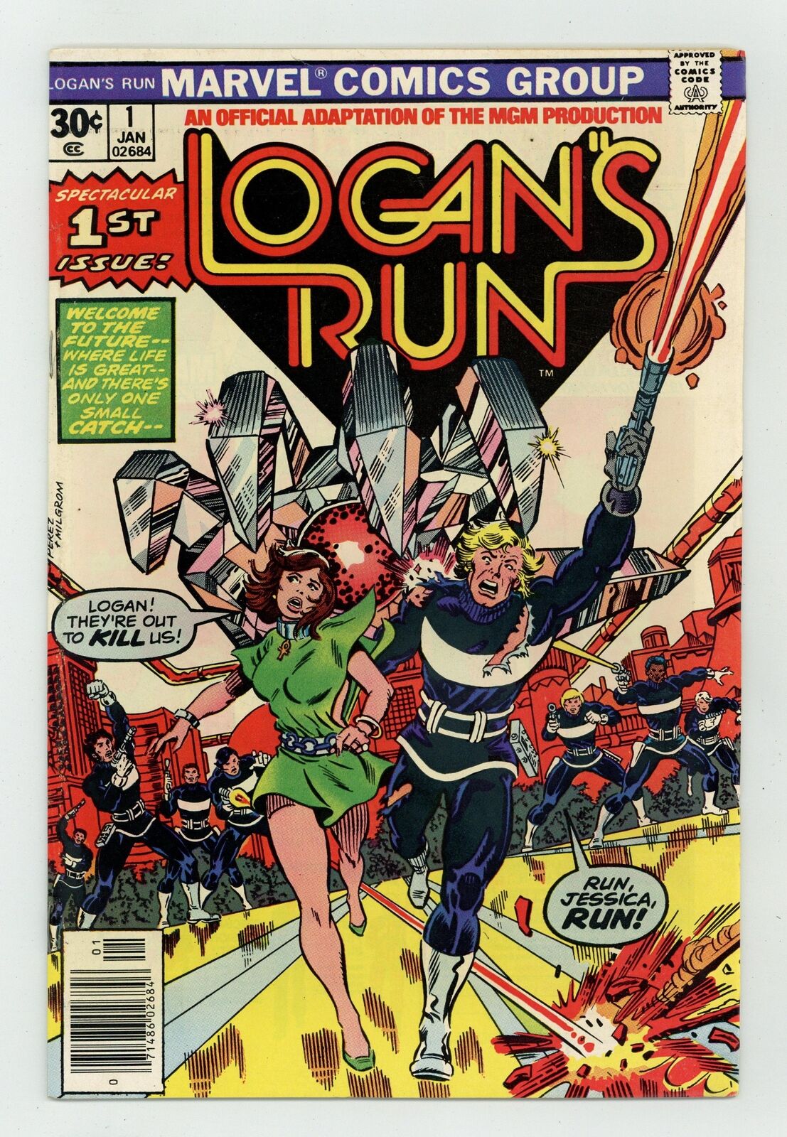 Logan's Run #1 FN+ 6.5 1977