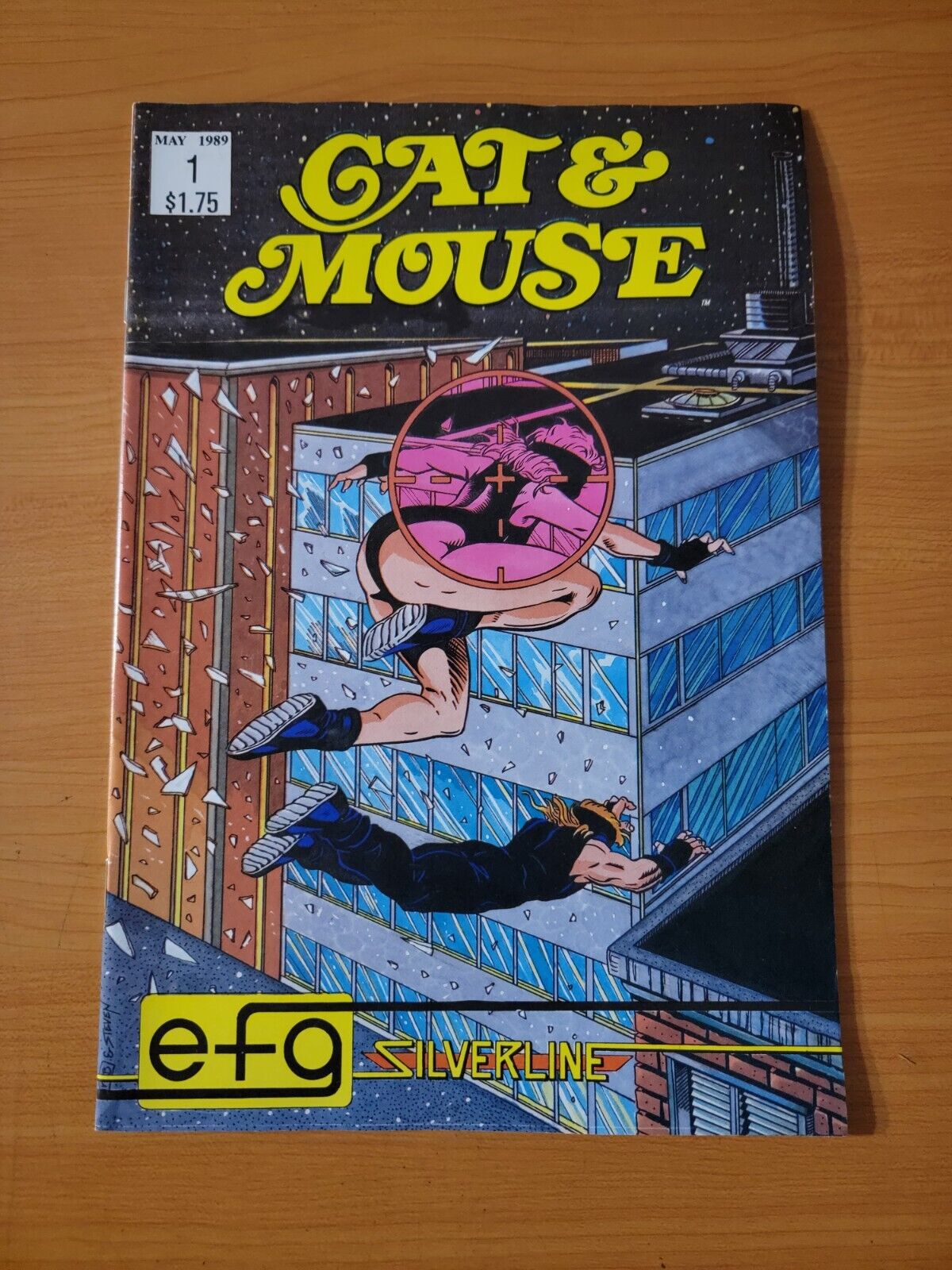 Cat & Mouse #1 ~ NEAR MINT NM ~ 1989 EFG Silverline Comics