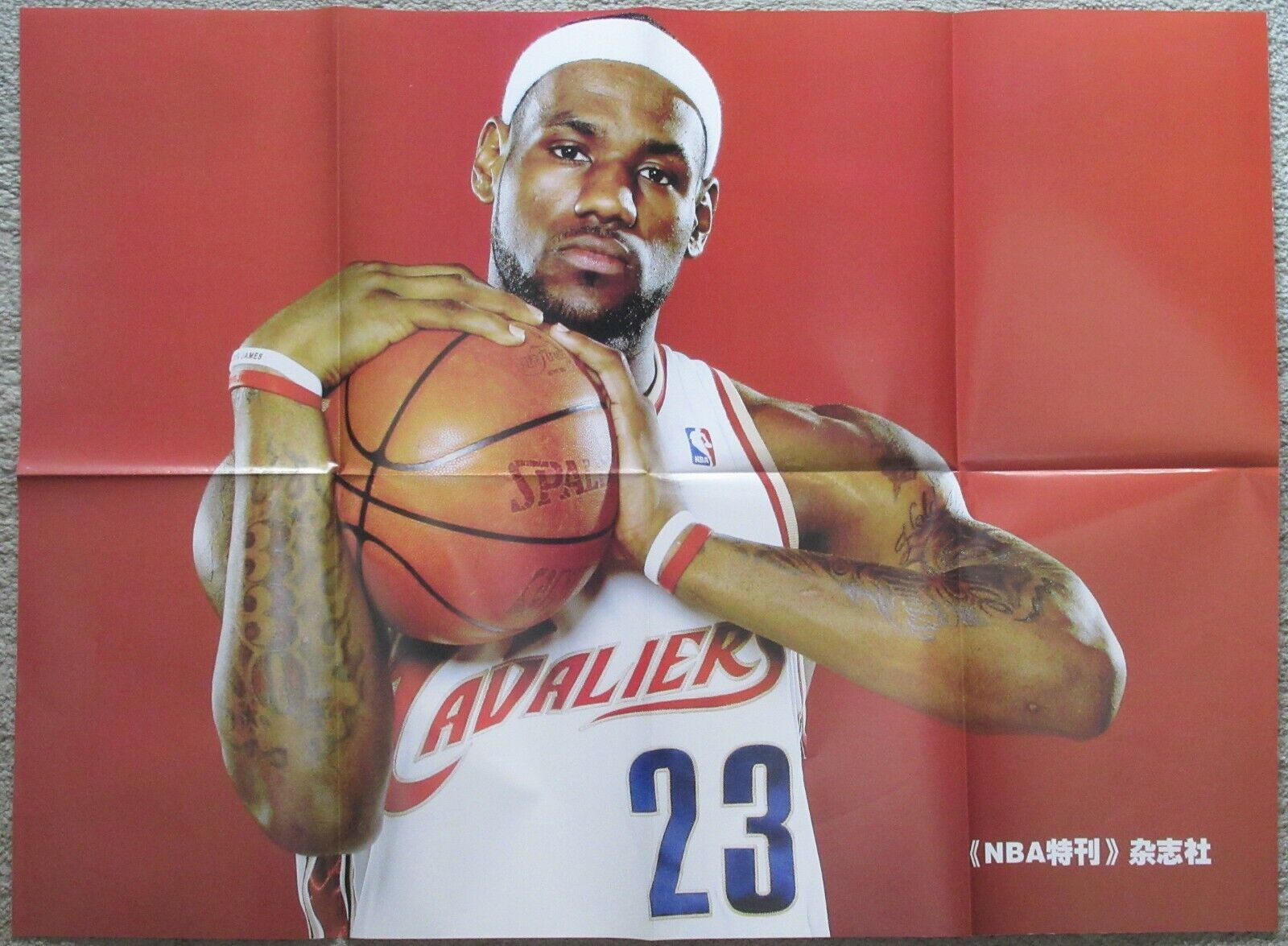 CHINA Poster - LEBRON JAMES - CLEVELAND CAVALIERS - CHINESE Poster