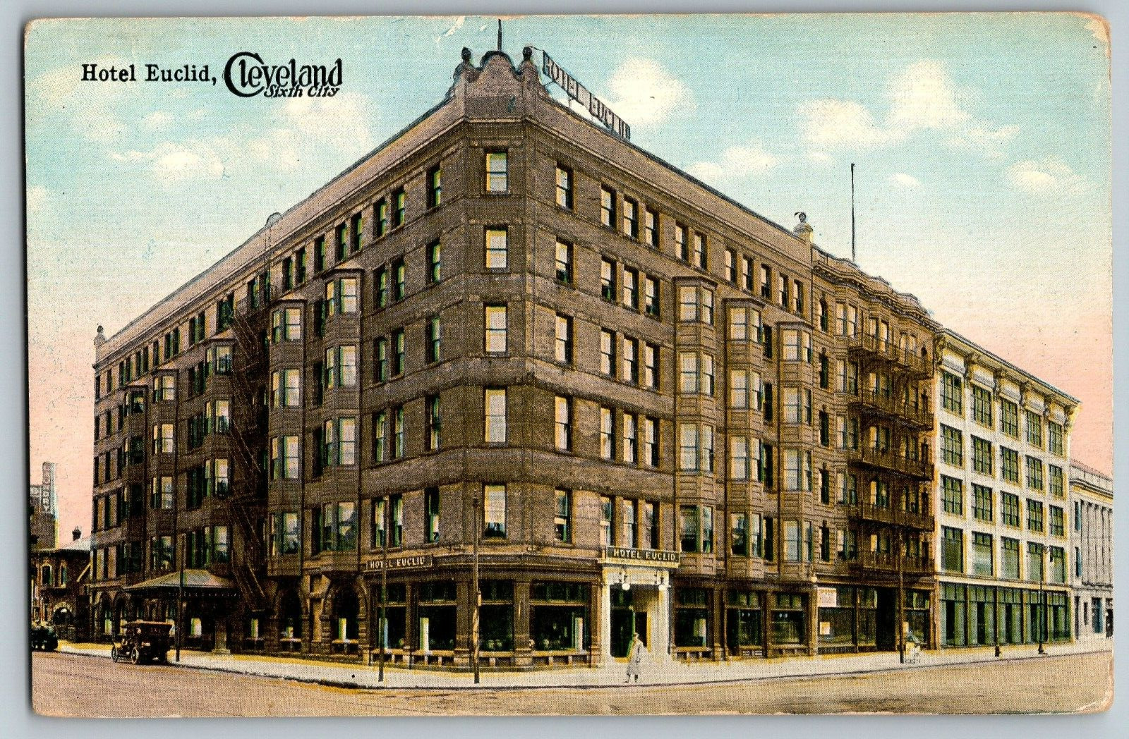 Cleveland, Ohio - Hotel Euclid - Vintage Postcard - Unposted