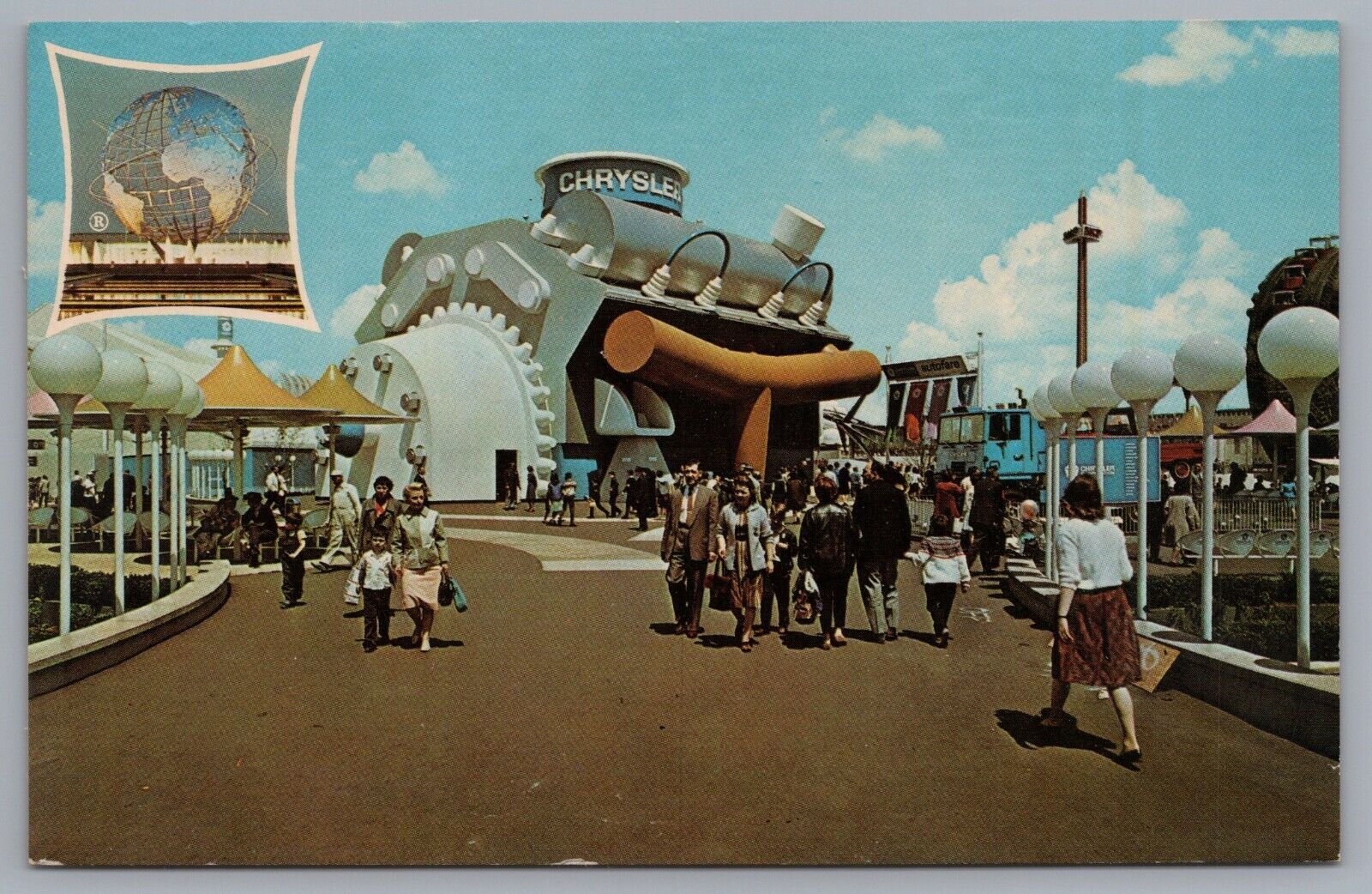 New York World\'s Fair 1964-1965 Chrysler Corporation Exhibit Postcard