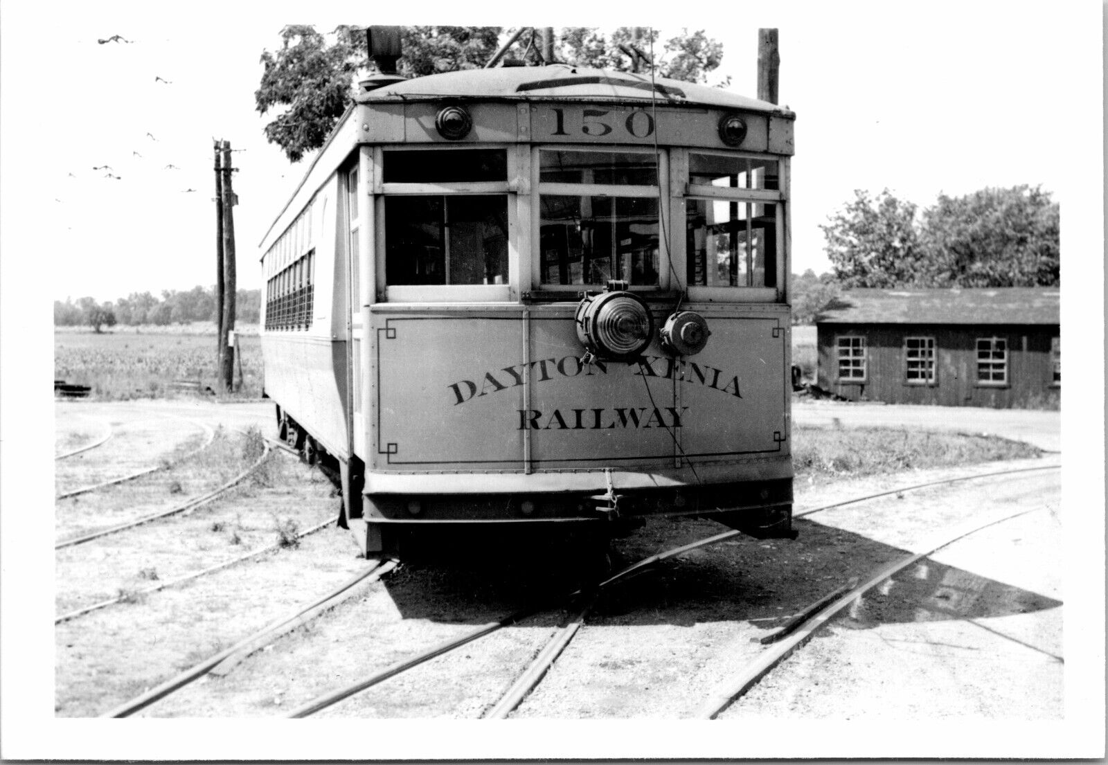Car #150 D&X Dayton Xenia Railway Streetcar Trolley Interurban 3.5\
