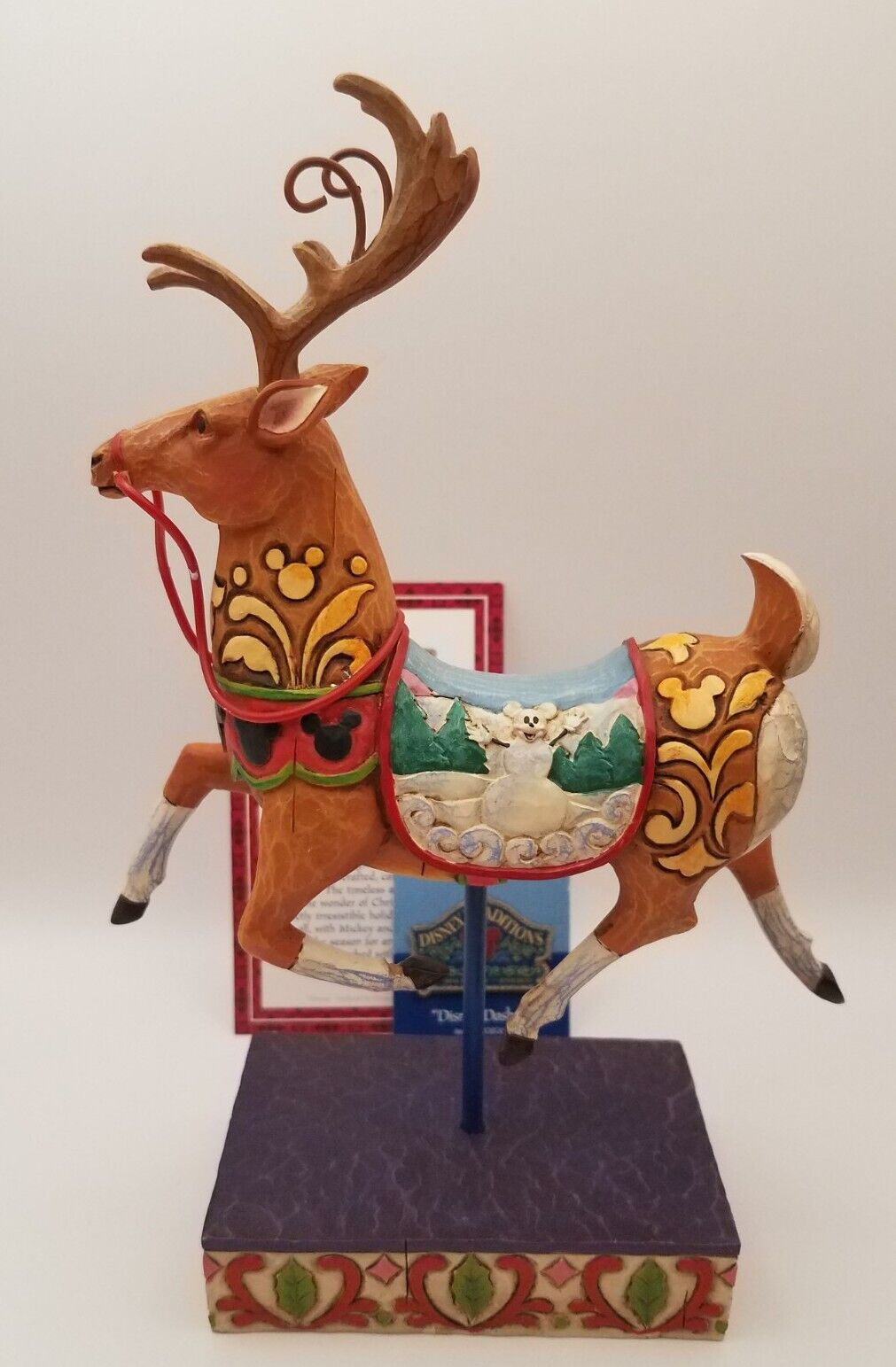 Jim Shore Disney Traditions Dasher Reindeer Figurine  in Box