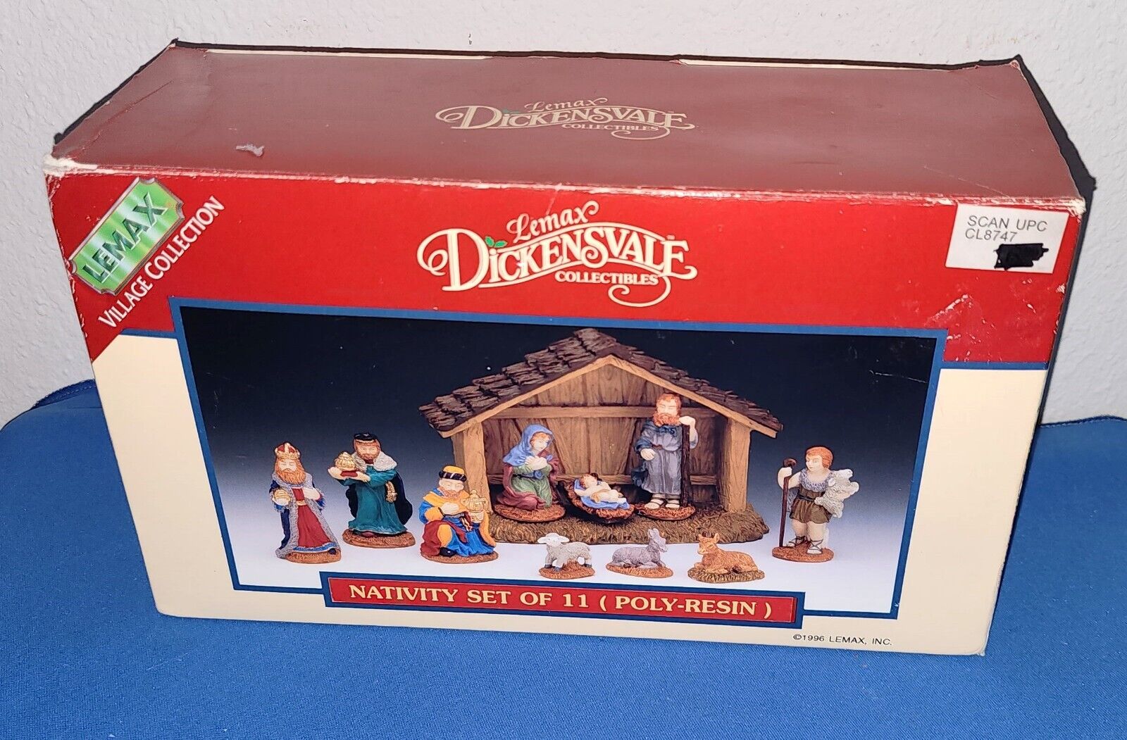 1996 Lemax Village Collection Nativity Set,  Poly-Resin 63179