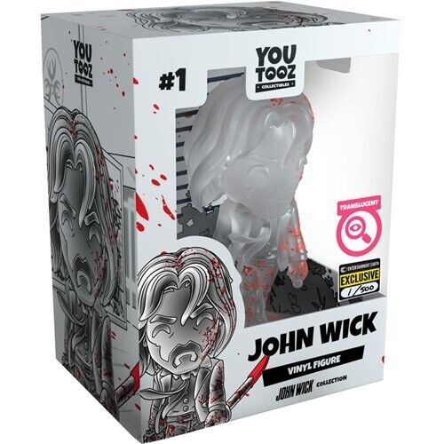 Rare Grail Youtooz - John Wick Bloody Translucent - LE 500 Hard Numbered