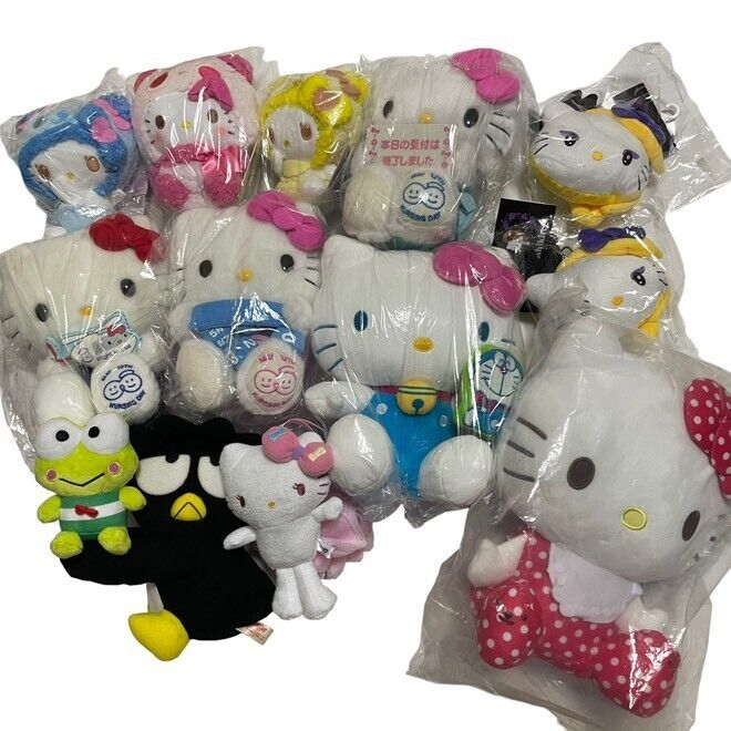 SANRIO Hello Kitty plush Toy JAPAN pink panda nurse Yoshikitty baby  cosplay