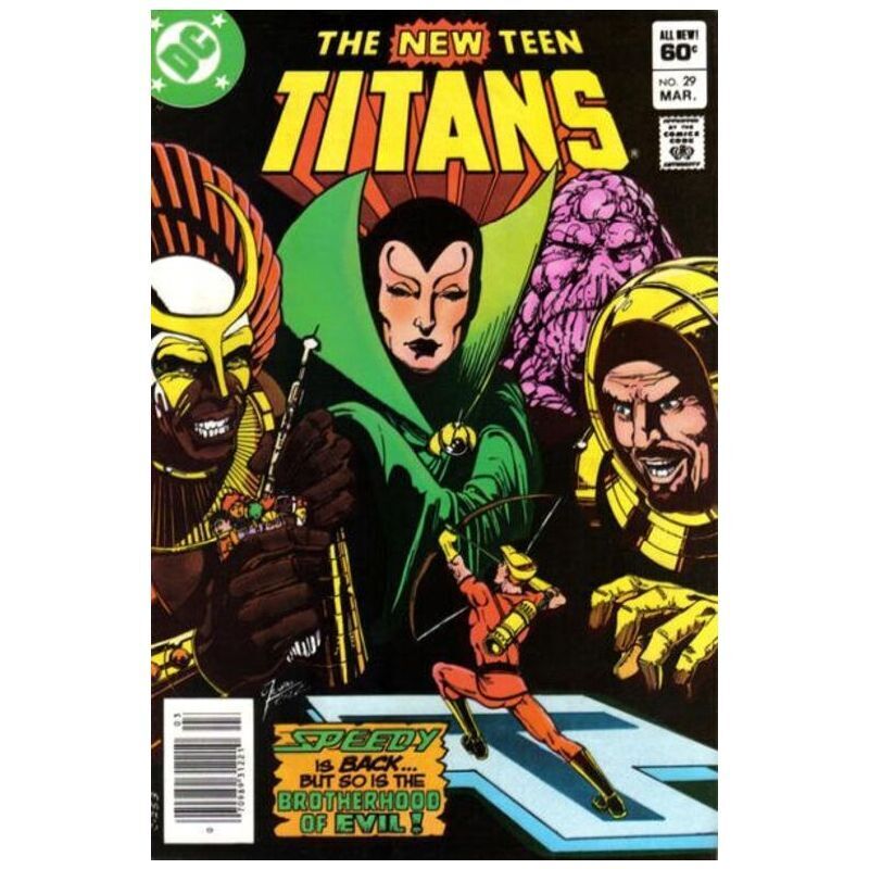 New Teen Titans (1980 series) #29 Newsstand in VF condition. DC comics [u]
