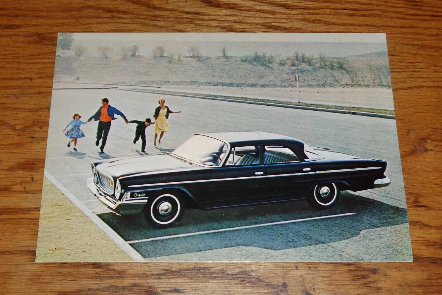 Original 1962 Chrysler Newport Oversized Postcard 62