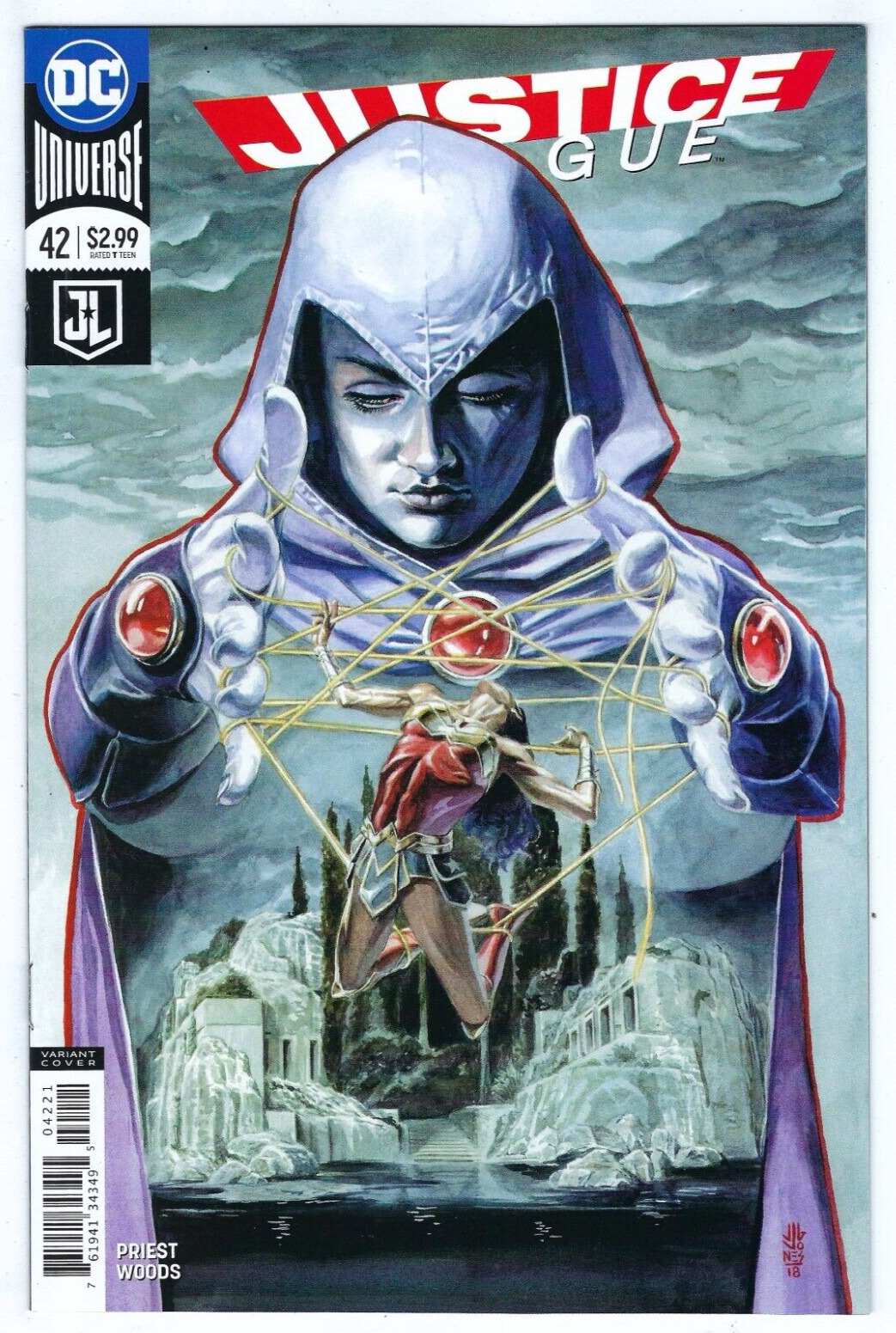 DC Comics JUSTICE LEAGUE #42 first printing JG Jones cover B variant