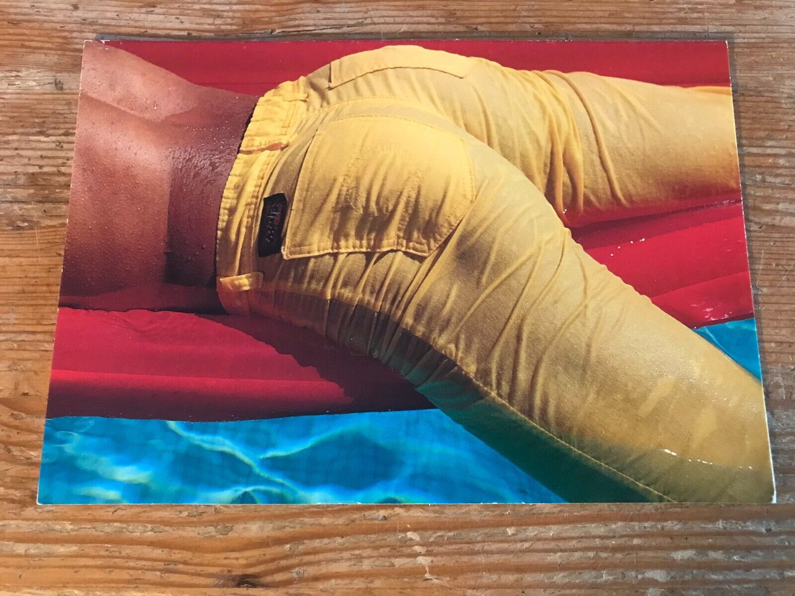 Beefcake Greeting Card Playgirl Tight Pants 1983 Hot Guy Man Gay Interest