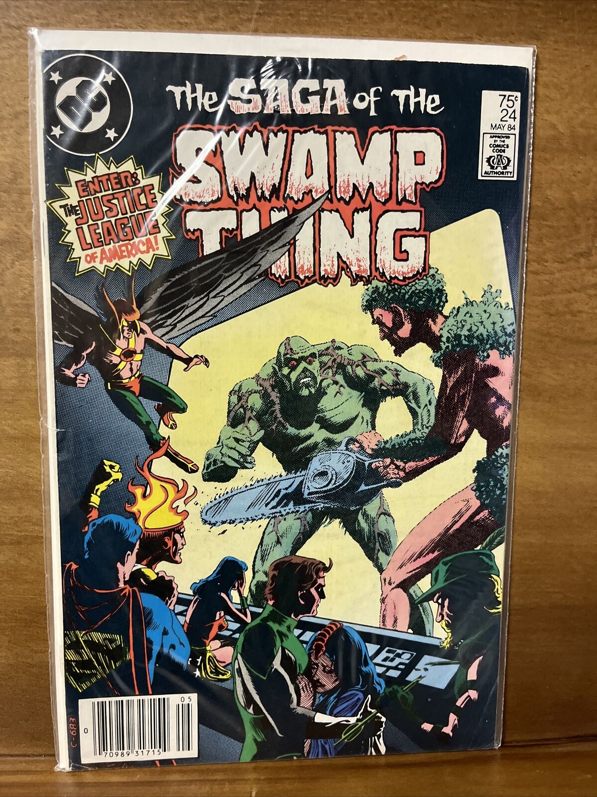 Saga of the Swamp Thing #24 Comic DC 1984 Alan Moore RARE 1984 Newsstand