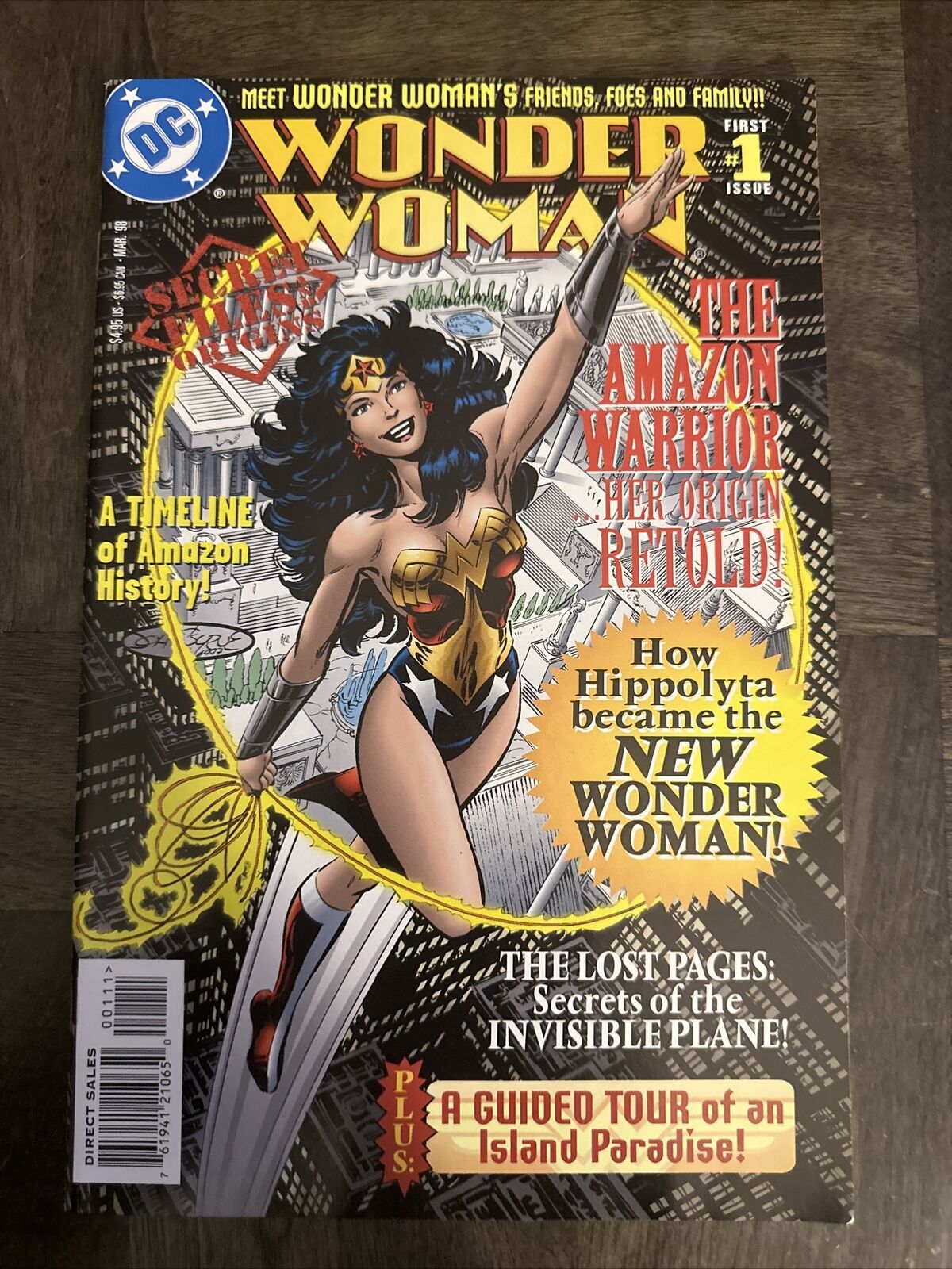 Wonder Woman Secret Files Origins #1 DC Comics 1998 Rare