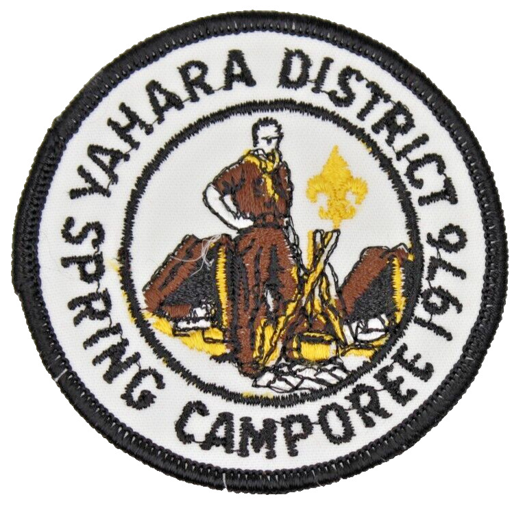 Vintage 1976 Camporee Yahara District Four Lakes Council Patch Norman Rockwell
