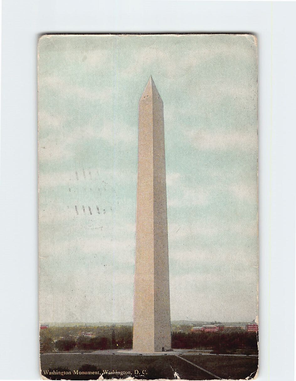 Postcard Washington Monument Washington DC USA