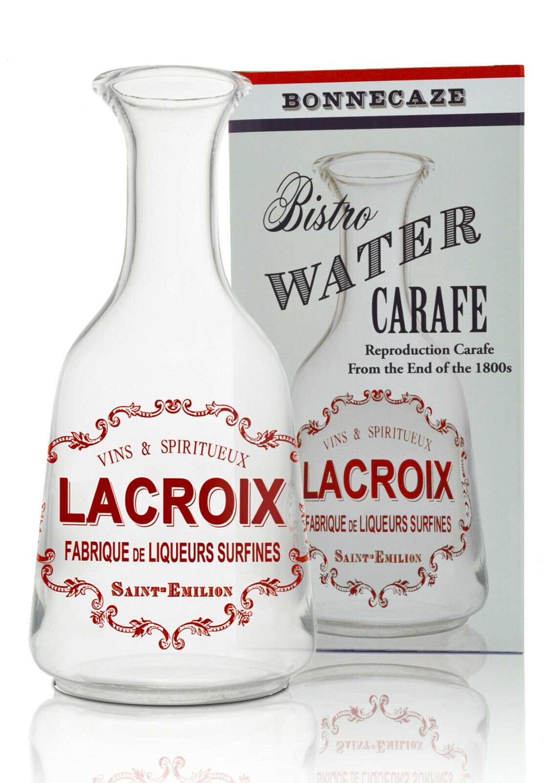 FRENCH LACROIX GLASS WATER CARAFE