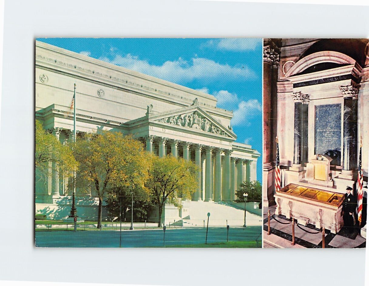 Postcard The National Archives Building Washington DC USA