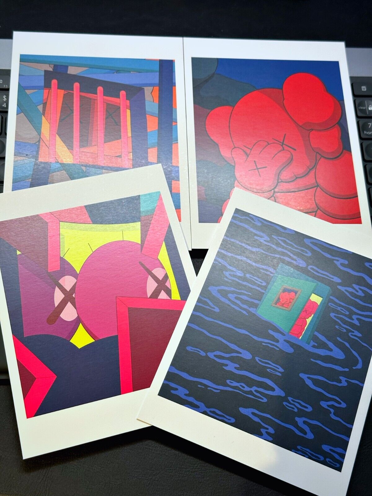 ⭐️Set of 4⭐️2023 KAWS Toronto AGO Exclusive Postcards