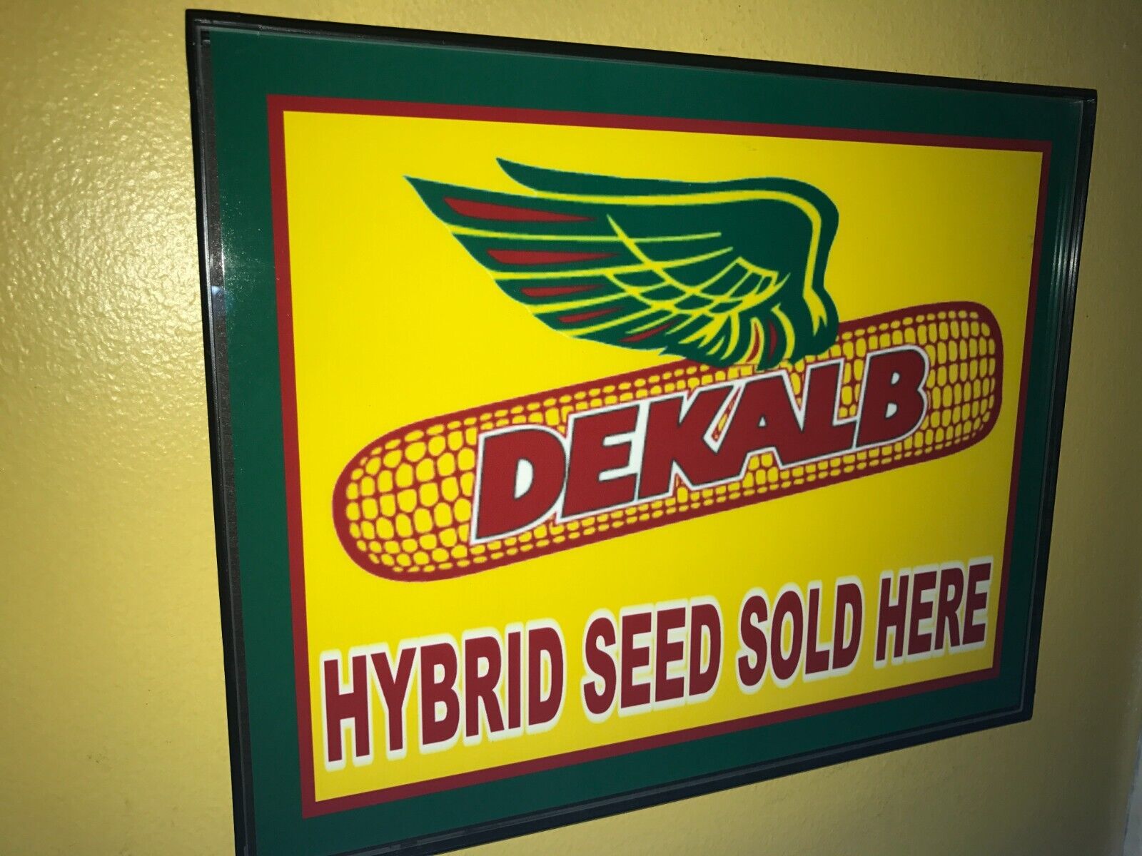 Dekalb Hybrid Seed Corn Feed Store Farm Bar Man Cave Advertising Sign