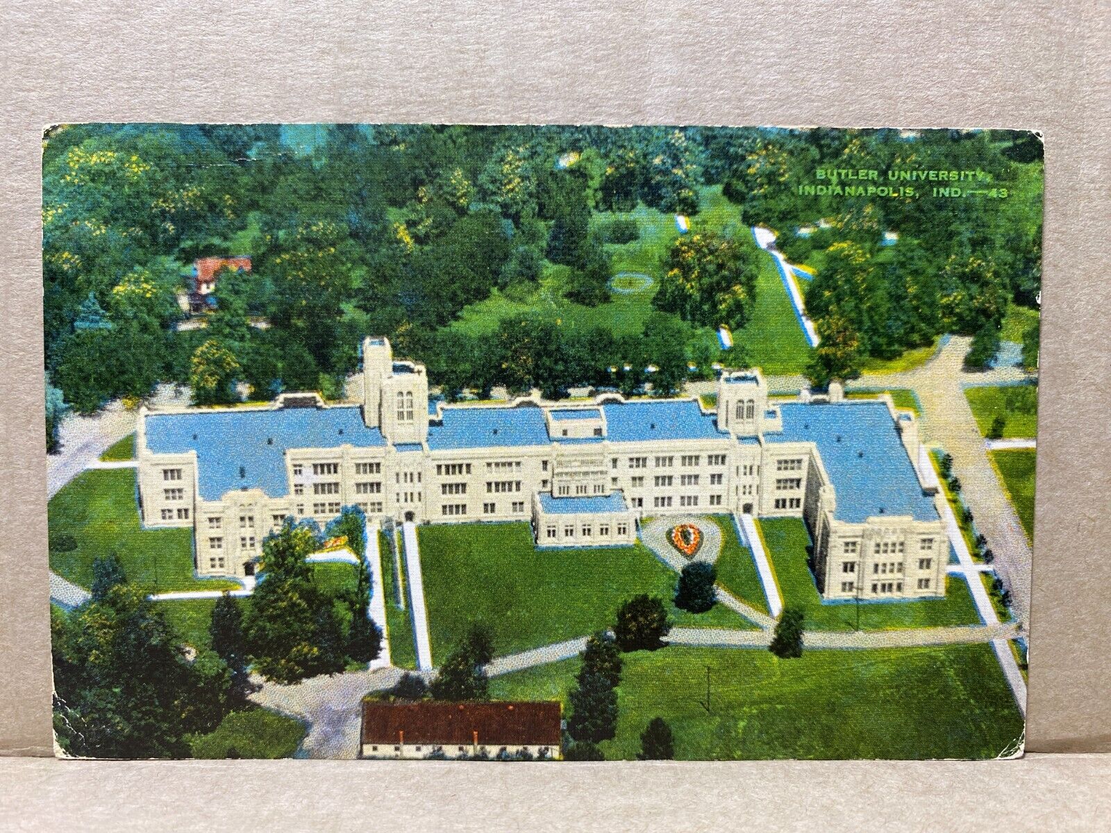 Butler University Indianapolis Indiana Linen Postcard No 2184