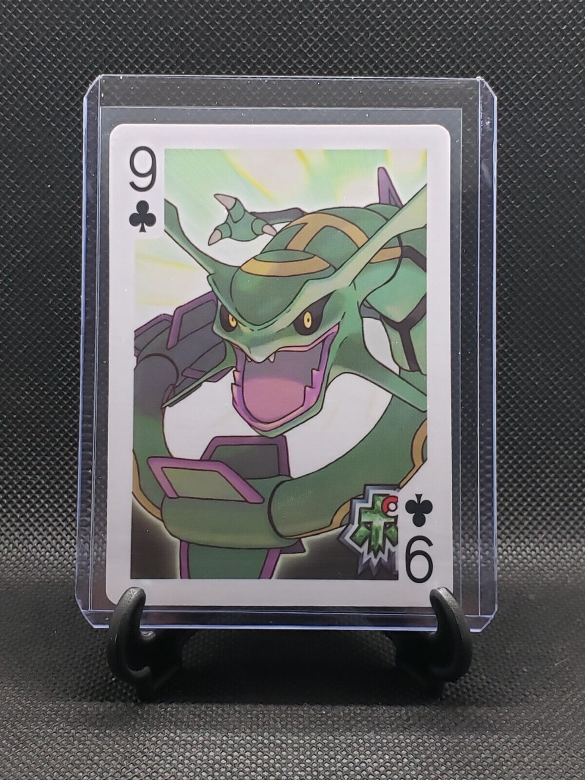 Rayquaza 9 of Clubs Pokemon TCG Playing Card Poker Card Nintendo Japanese NM/M