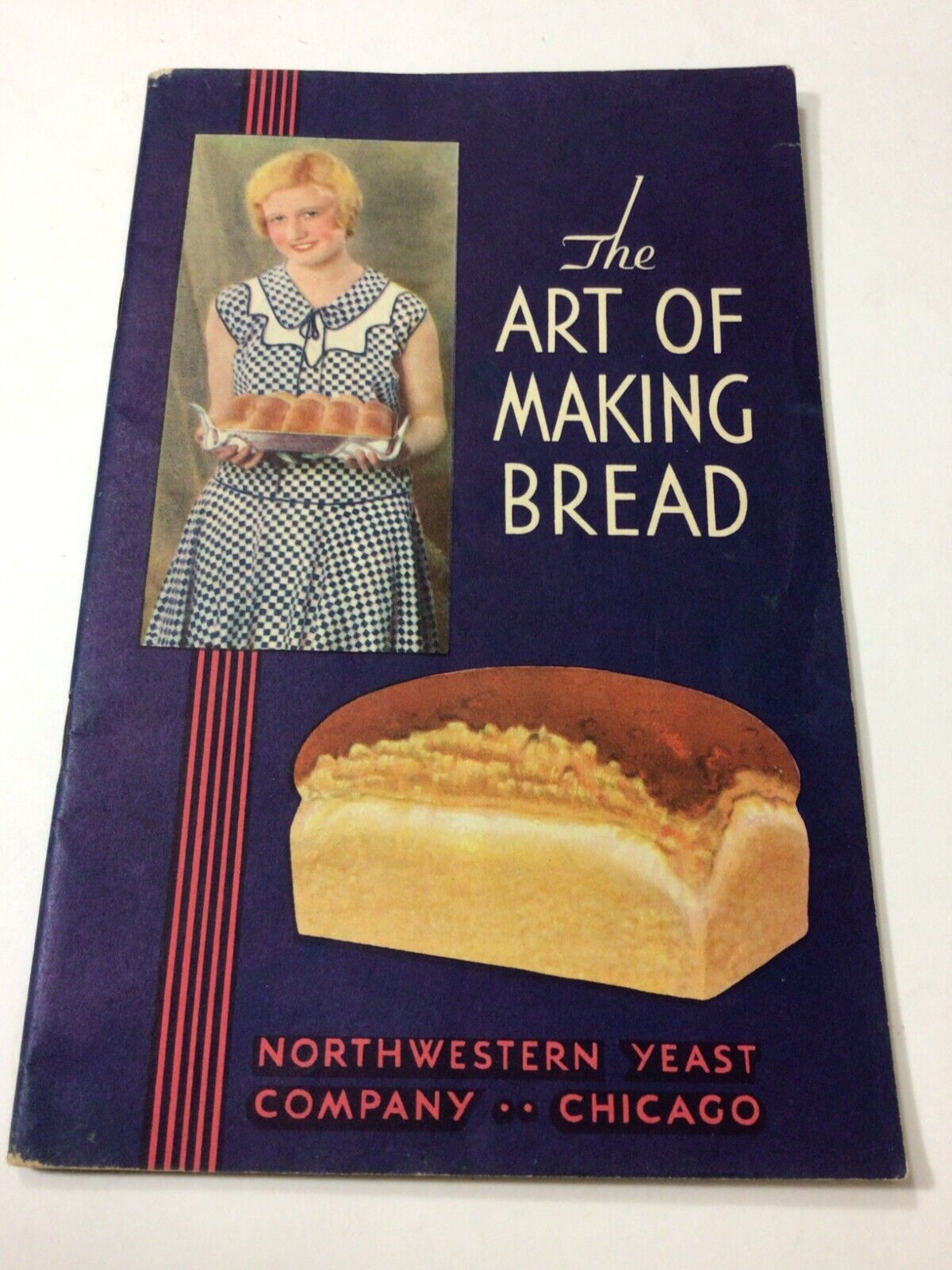 Vintage 1930\'s *THE ART OF MAKING BREAD* Northwestern Yeast Co. Cookbook
