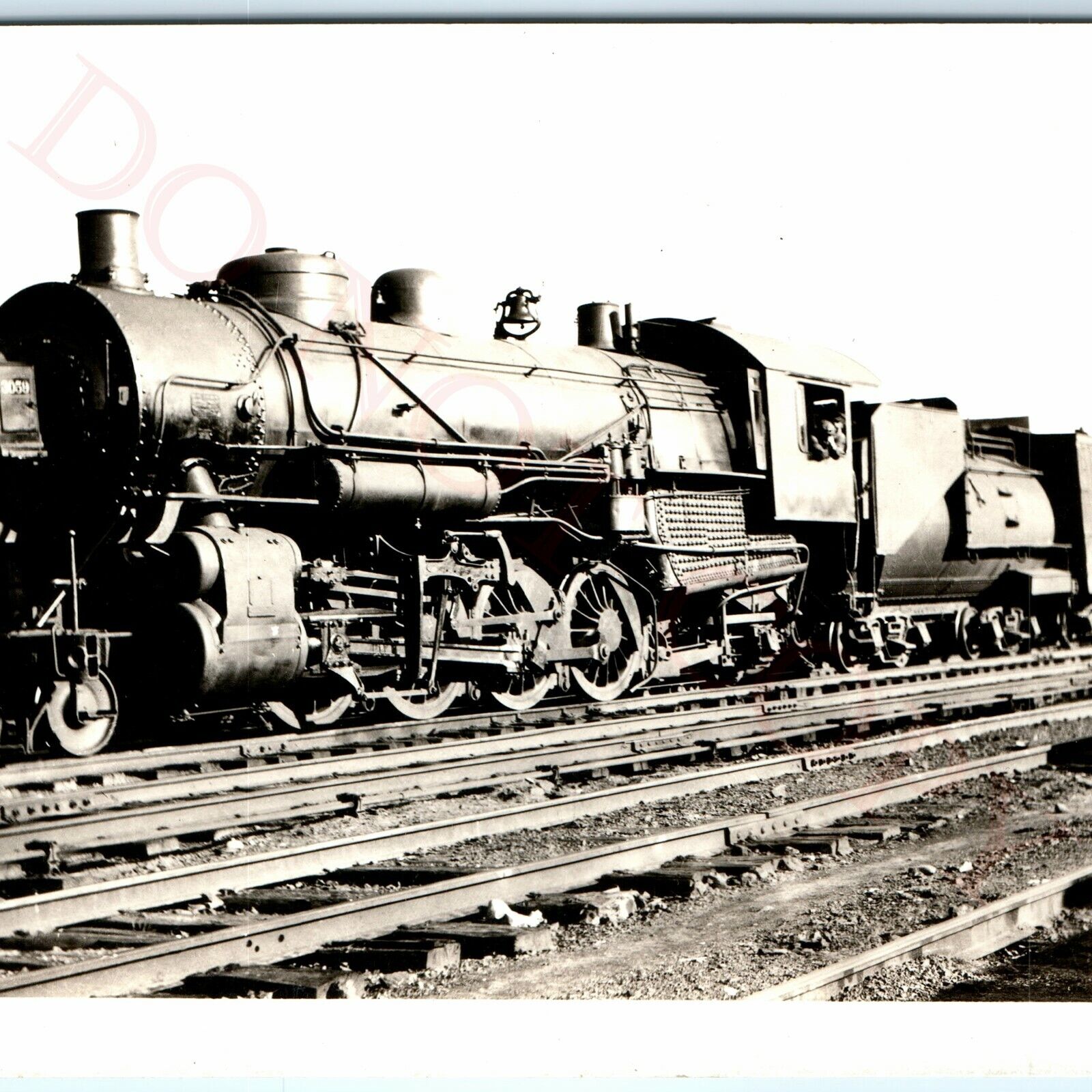 c1910s Port Jervis, NY ERIE Railway 3059 Locomotive RPPC Real Photo PC Vtg A49