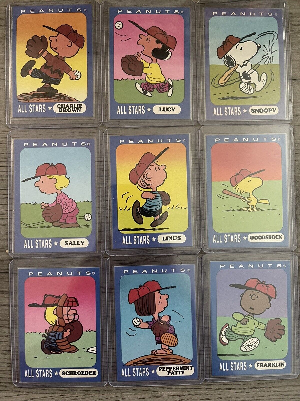 Vintage Complete Set 1991 Ziplock Sponsored Peanuts Cards Mint